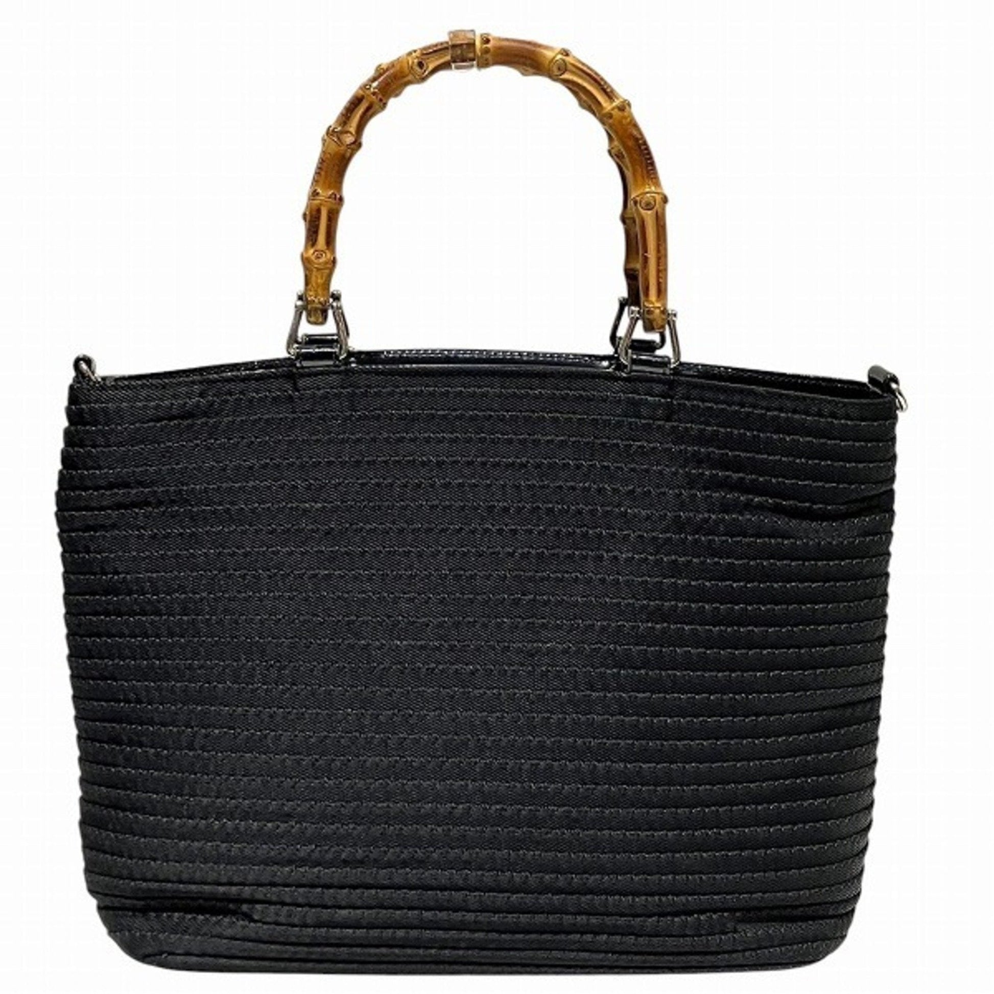 Gucci Leather Canvas Tote