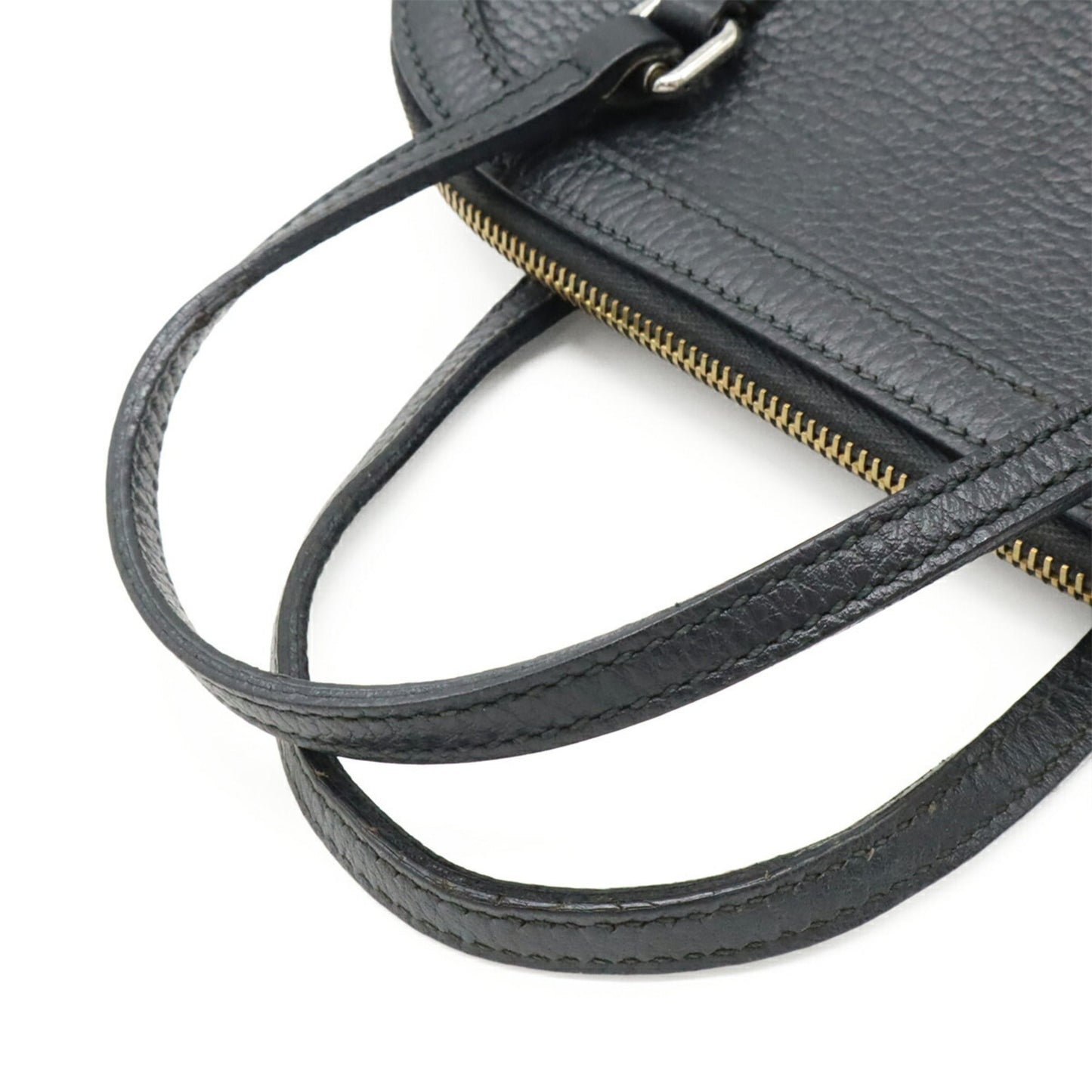 Gucci Black Leather Handbag Shoulder Bag ( )