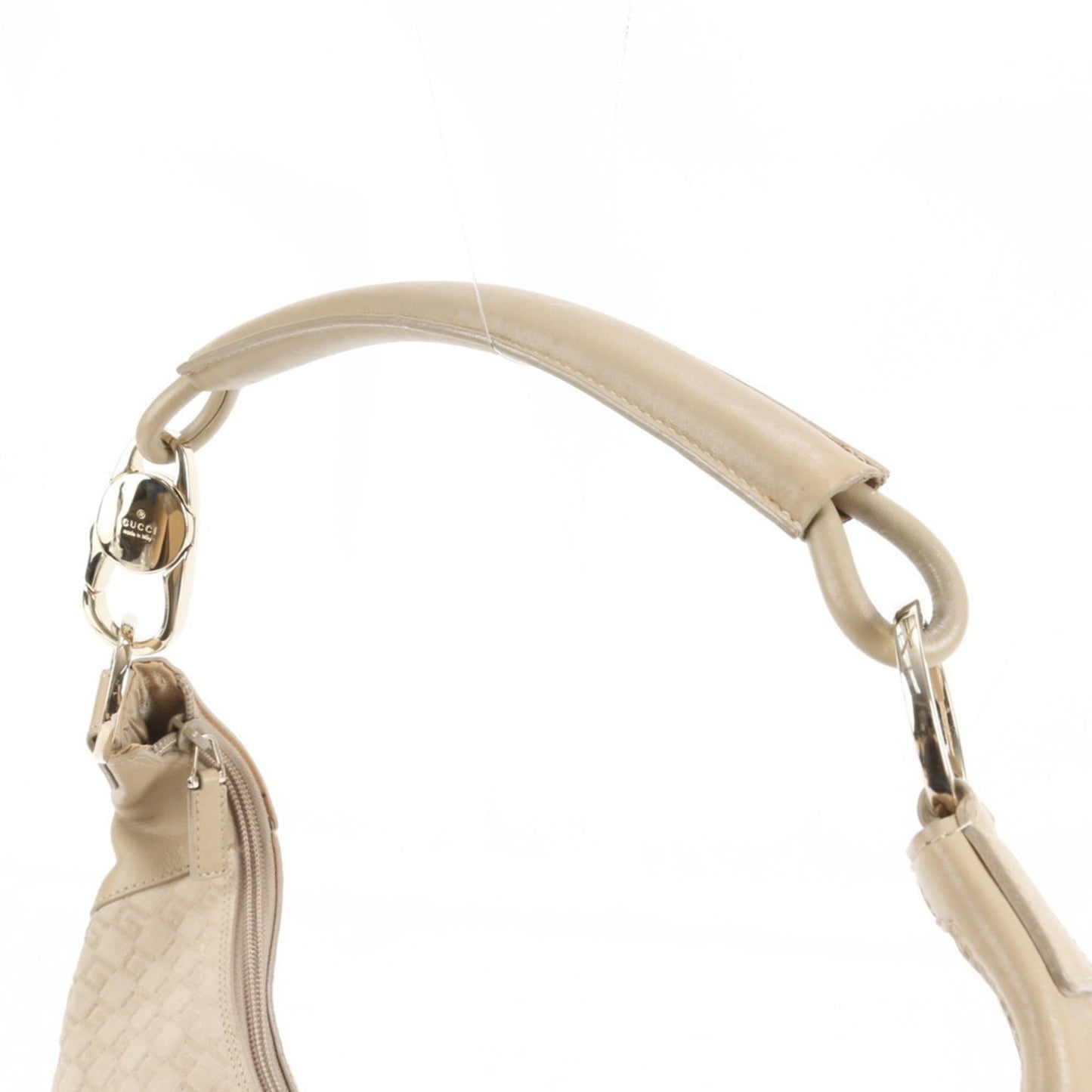 Gucci Beige Leather Shoulder Bag ( )