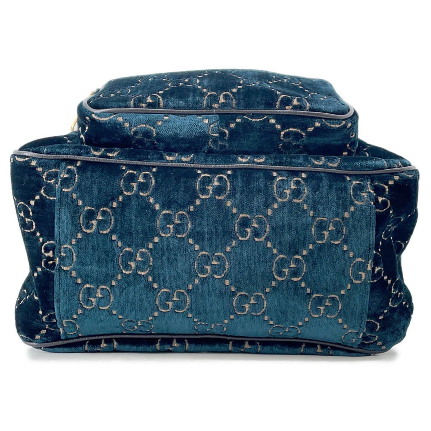 Gucci Blue Velvet Backpack ( )