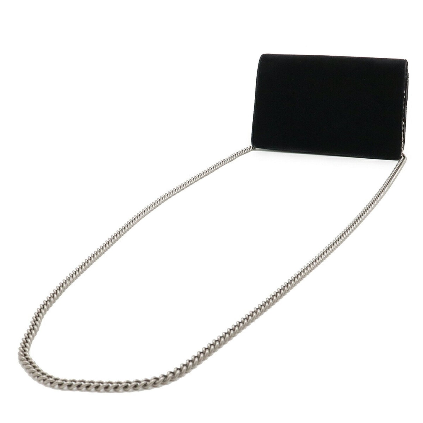 Gucci Black Suede Leather Clutch Bag Shoulder Bag ( )