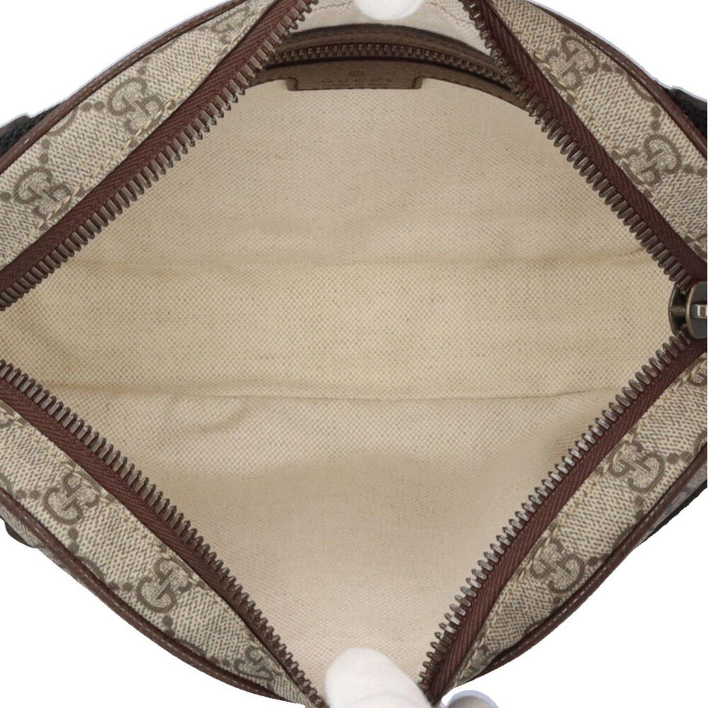 Gucci Beige Gg Supreme Sling Bag ( )