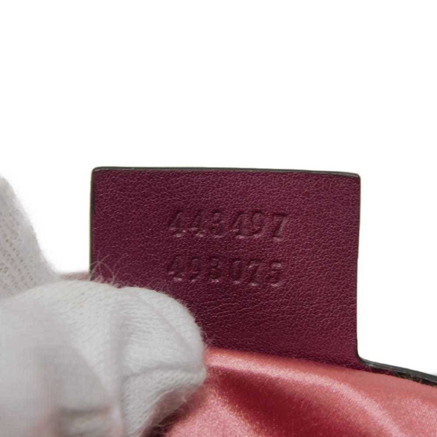 Gucci Purple Velvet Shoulder Bag ( )