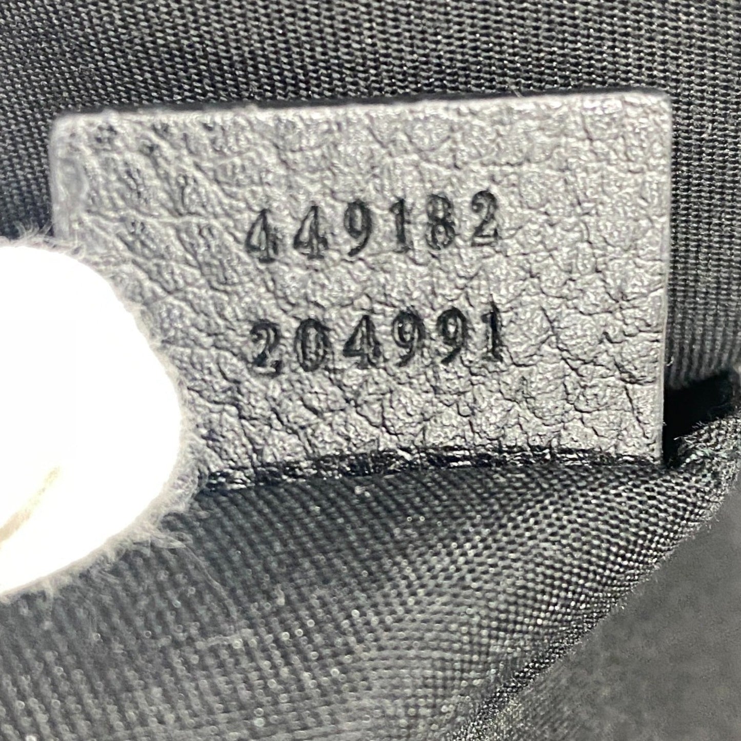 Gucci Black Nylon Leather Sling Bag ( )