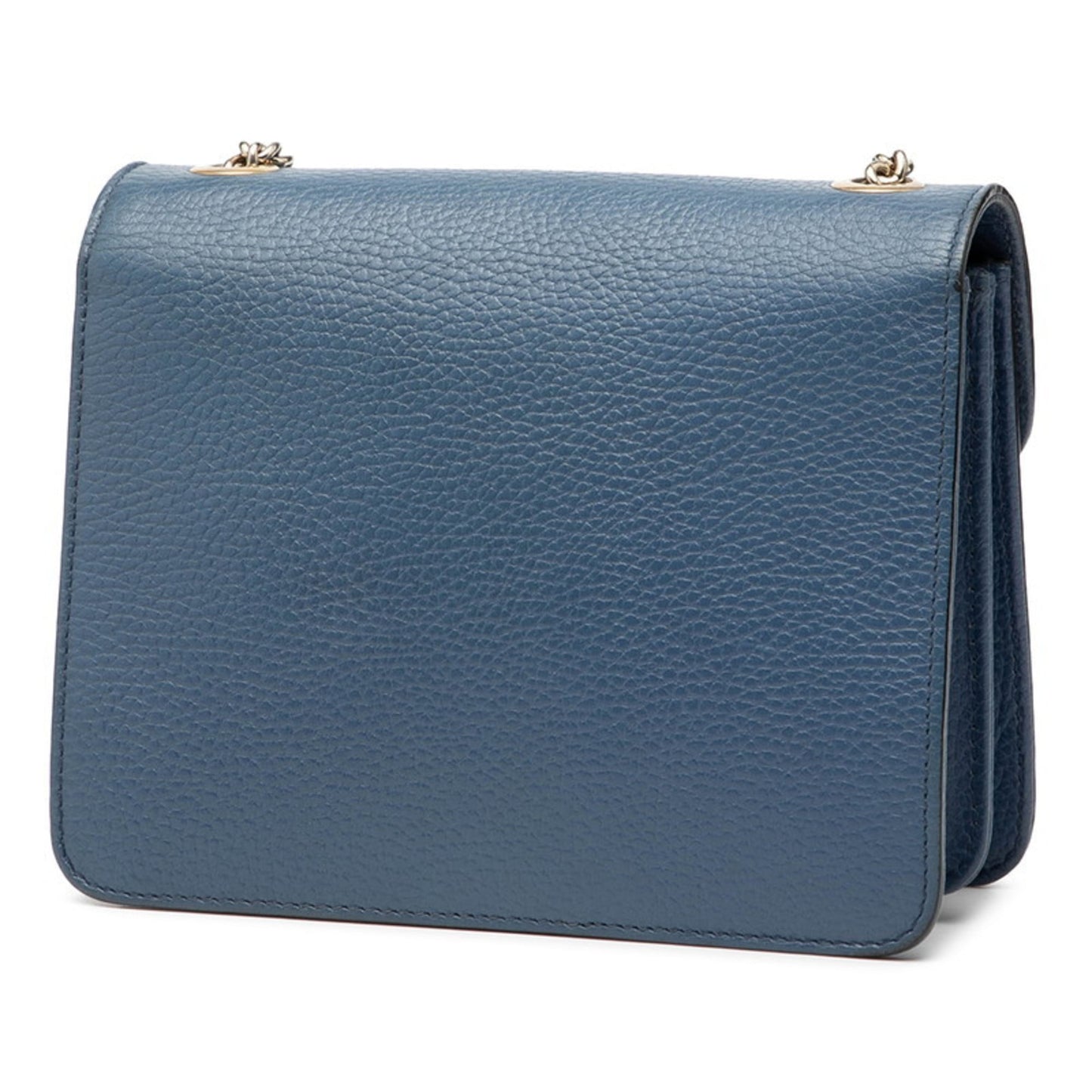 Gucci Blue Leather Shoulder Bag ( )