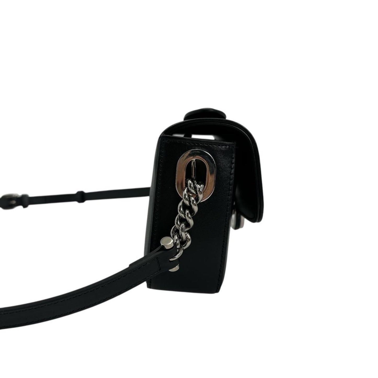 Gucci Black Leather Shoulder Bag ( )