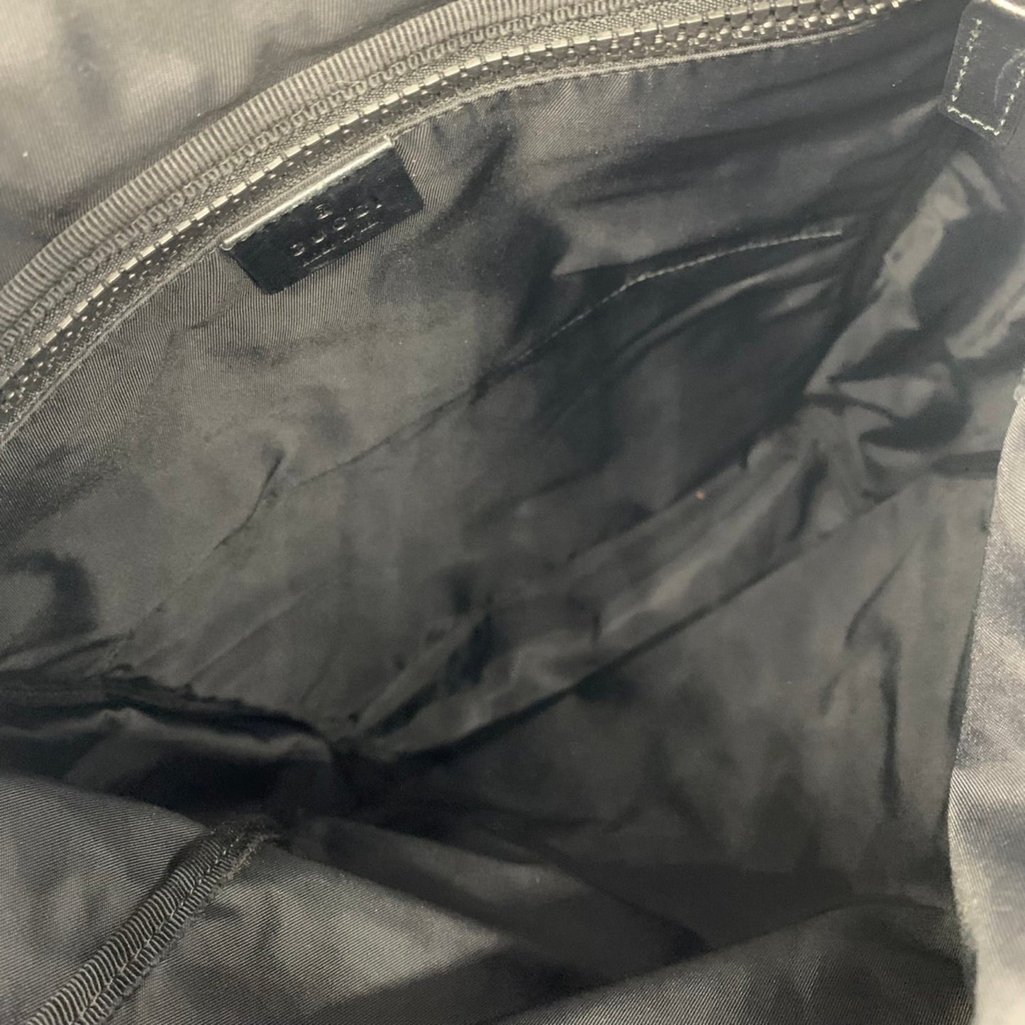Gucci Black Nylon Backpack ( )