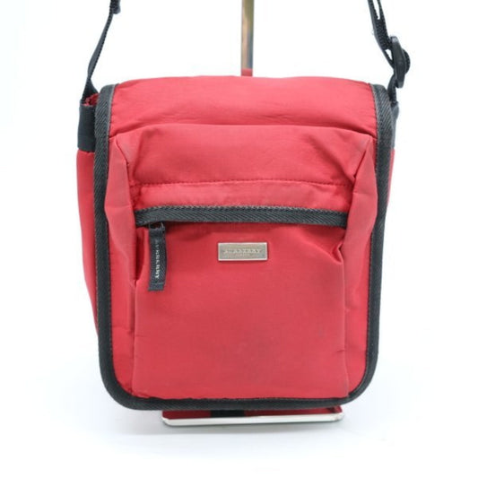 Burberry Red Color Nylon Shoulder Bag Sling Bag ( )