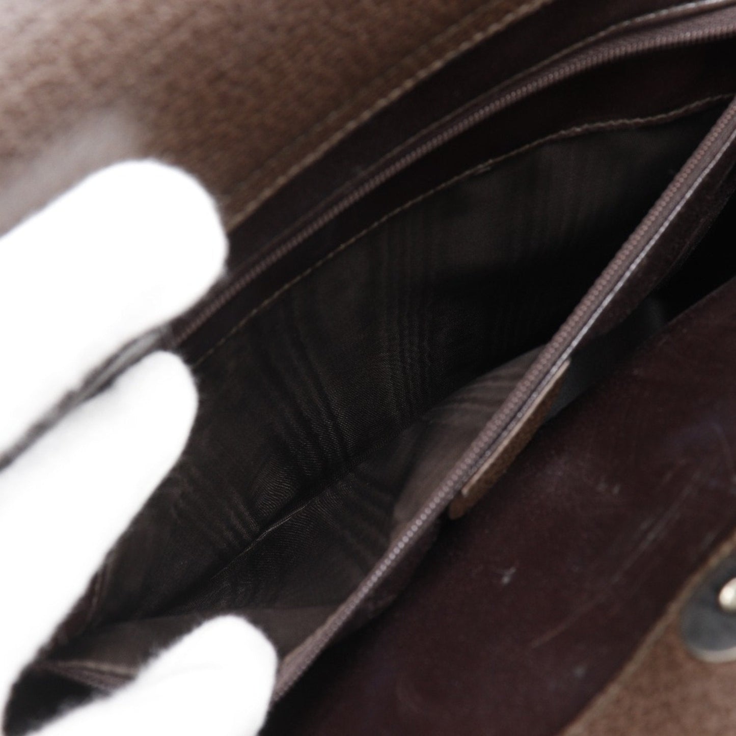 Gucci Brown Leather Handbag ( )