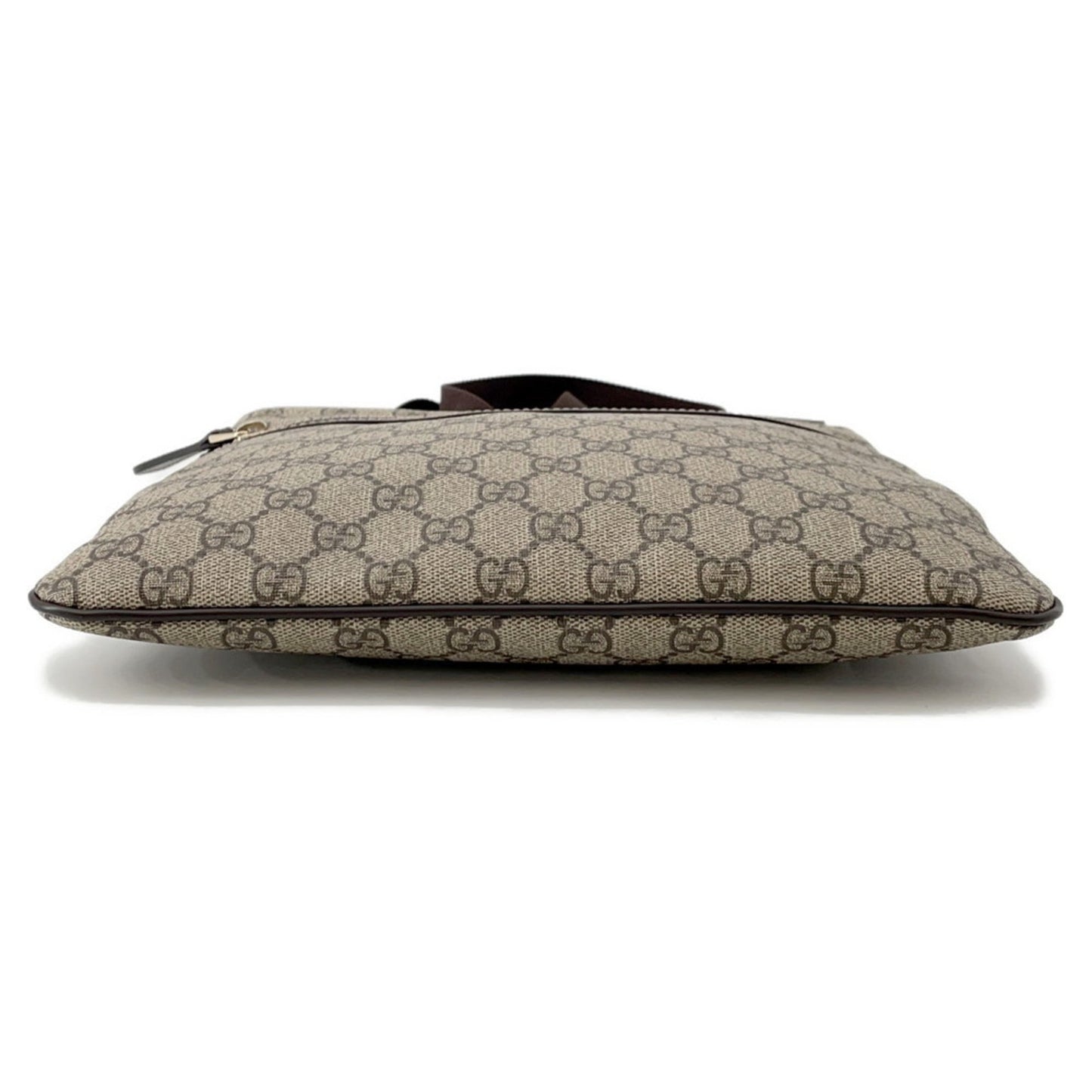 Gucci Brown Gg Supreme Leather Shoulder Bag ( )