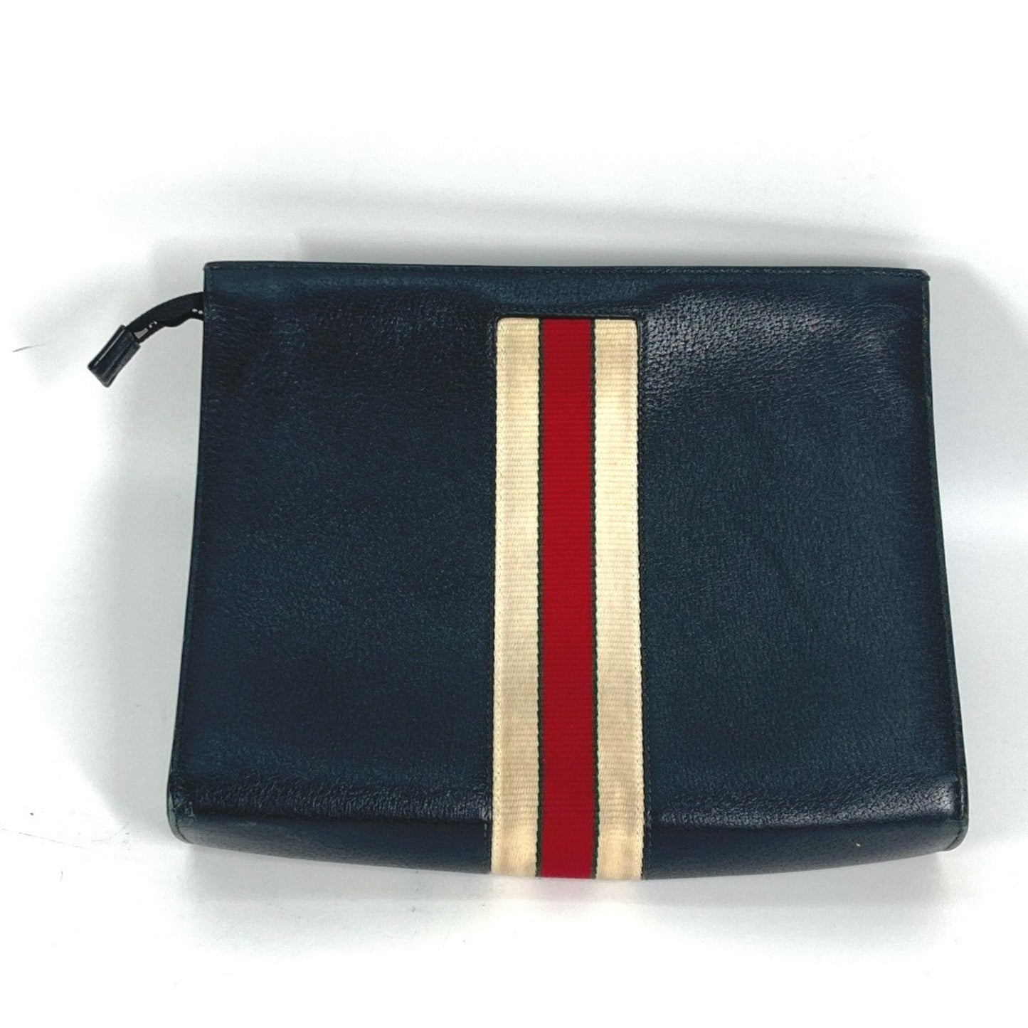 Gucci Black Leather Clutch Bag Pouch ( )
