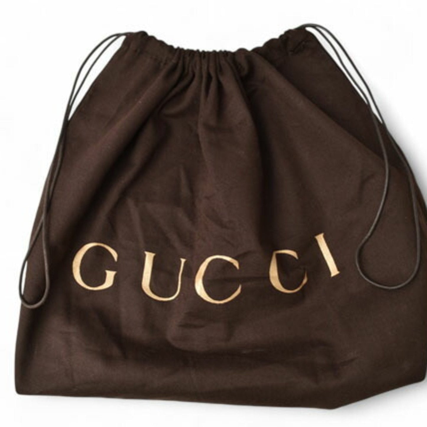 Gucci Beige Black Leather Handbag Tote Bag ( )