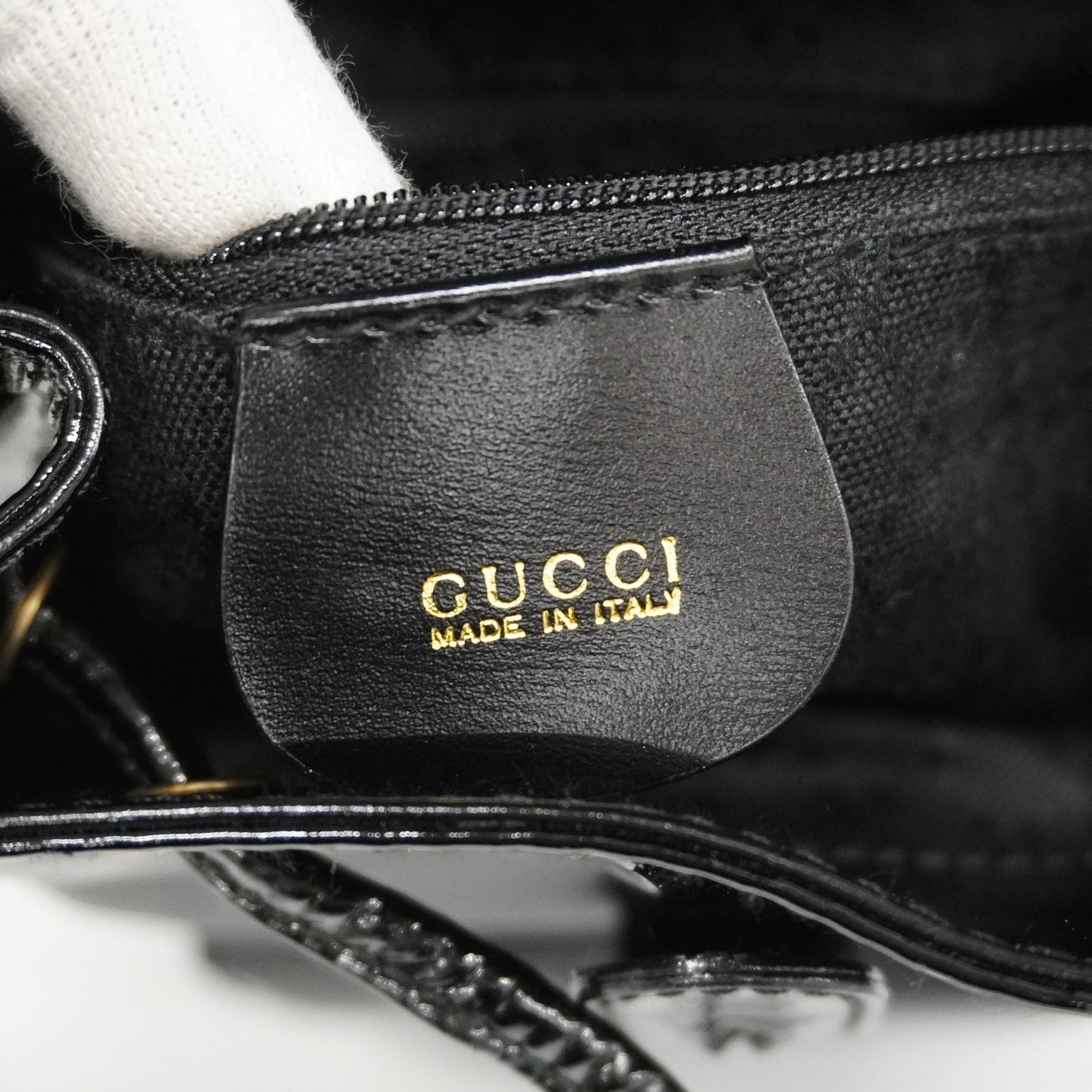 GUCCI Auth  Bamboo Rucksack 003 1998 0030 Women's Leather Backpack Black