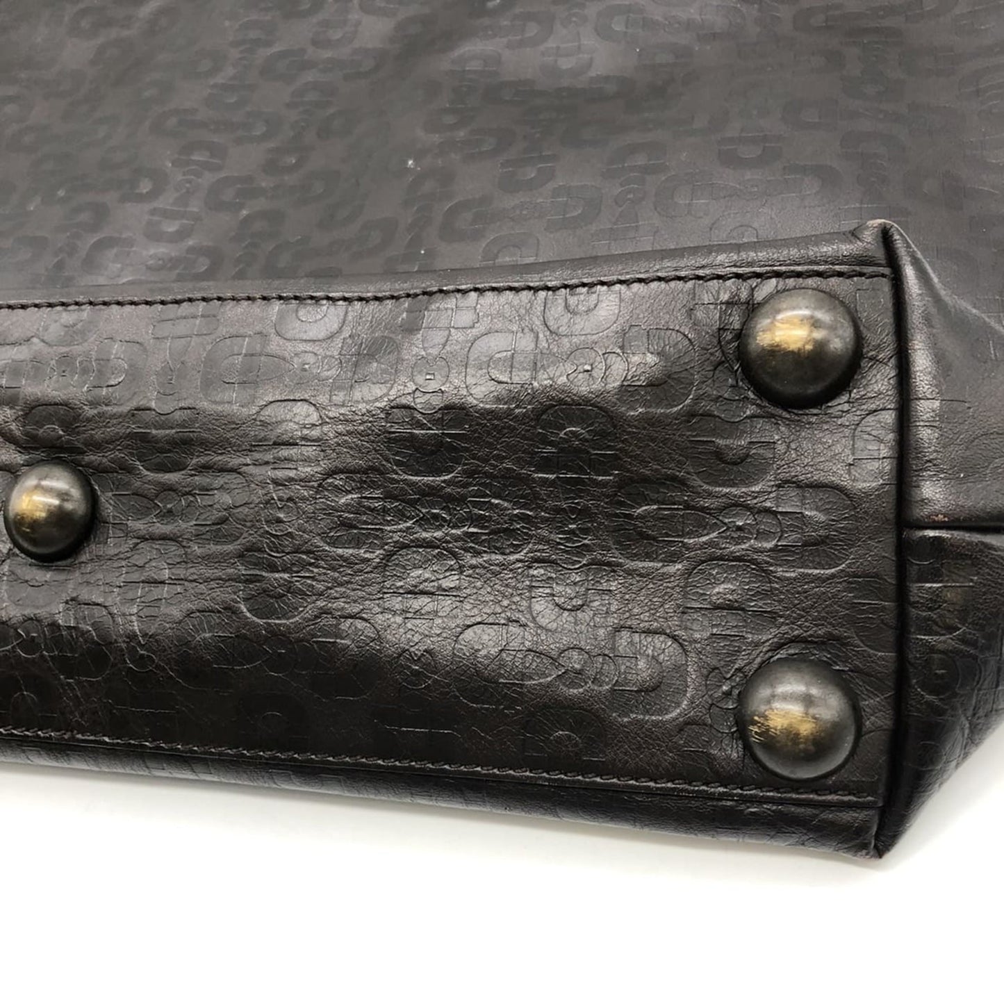 Gucci Horsebit Brown Leather Handbag Tote Bag ( )