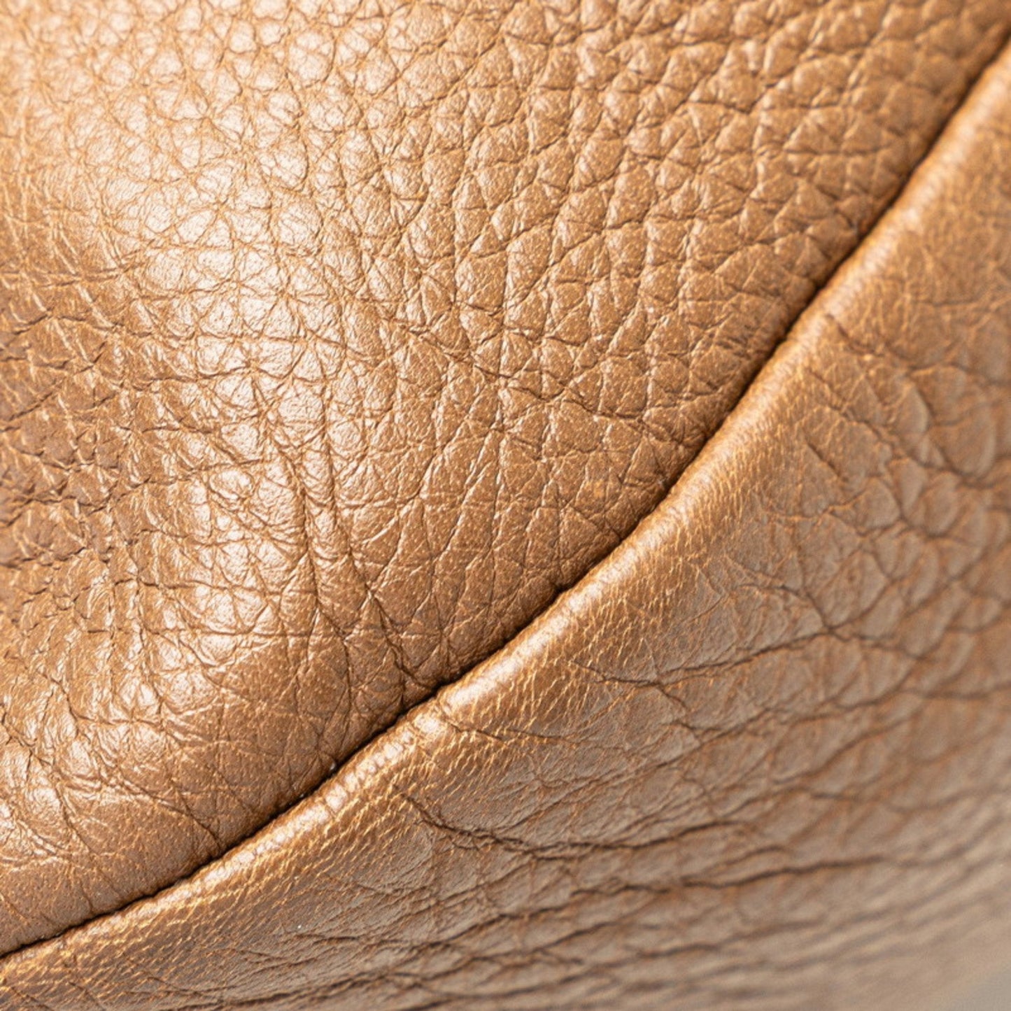 Gucci Brown Leather Shoulder Bag ( )