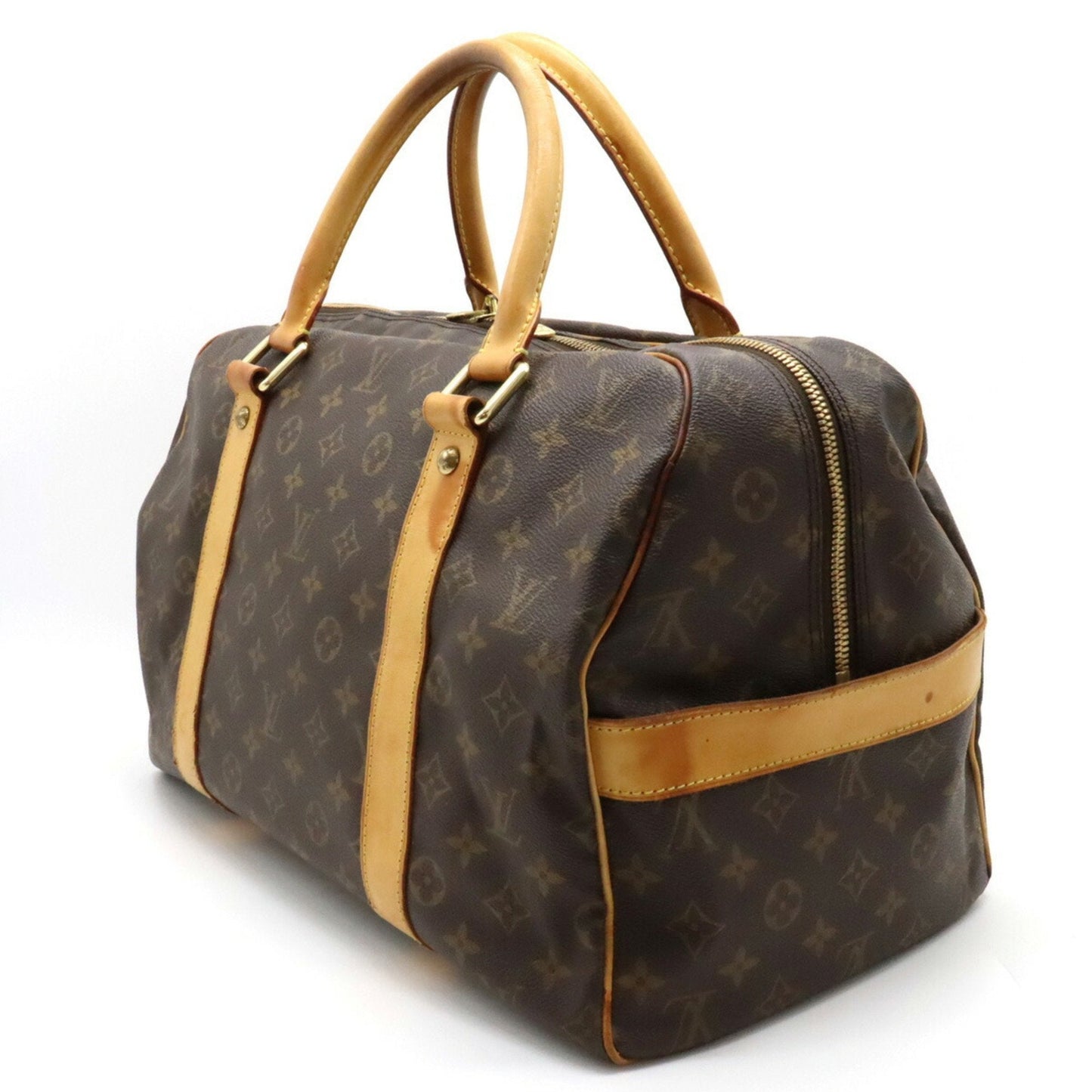 LOUIS VUITTON Monogram Carriole Boston Bag Handbag M40074