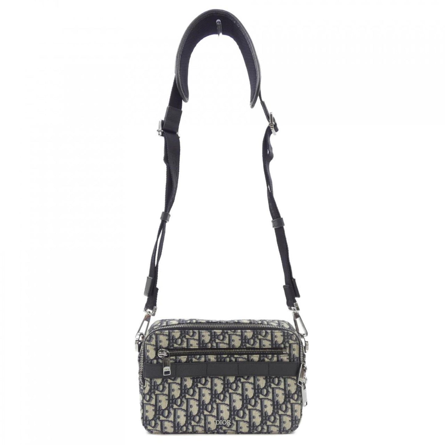 Christian Dior Beige Black Blue Handbag ()