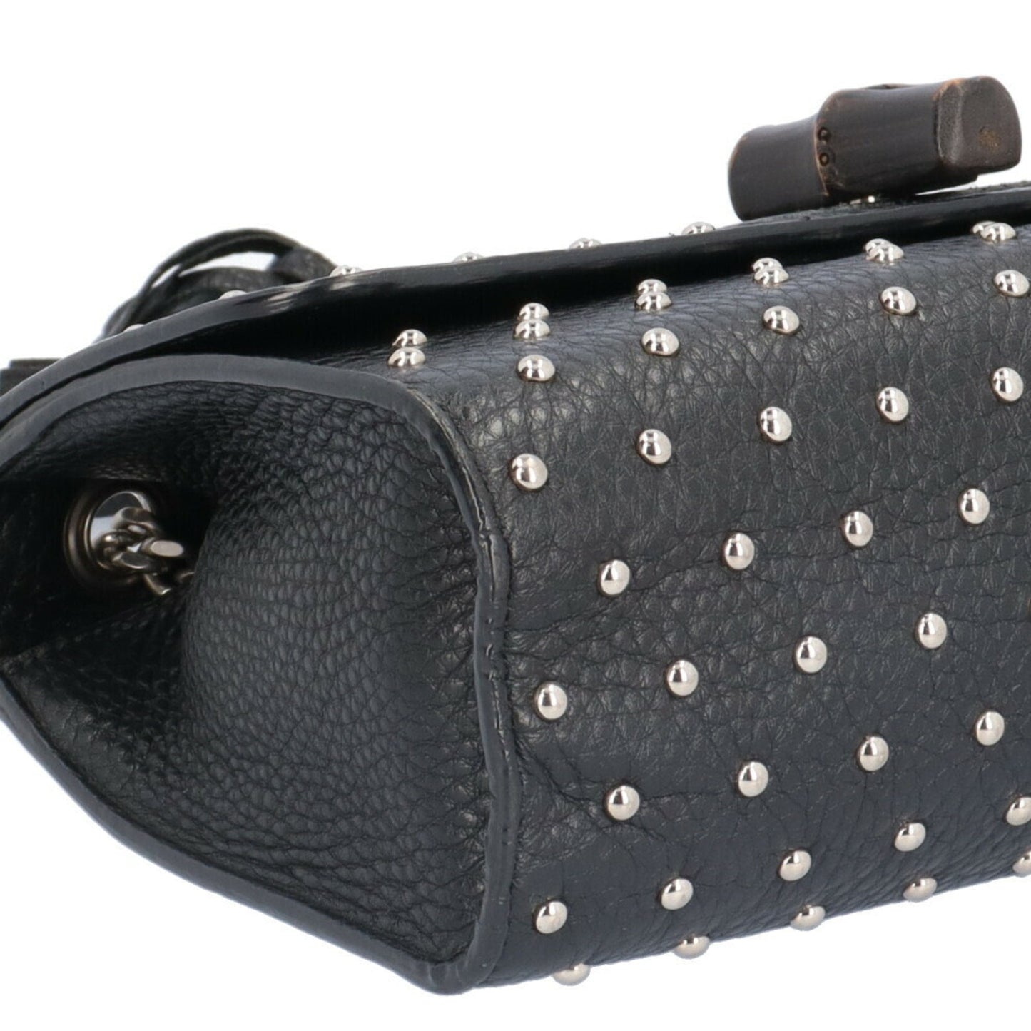 Gucci Black Leather Shoulder Bag ( )