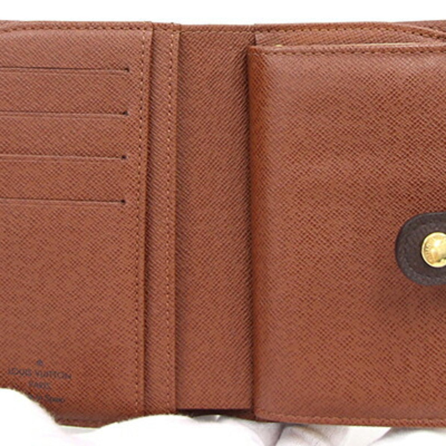 LOUIS VUITTON Bifold Wallet Monogram Porte Monet Bier Viennois M61663 Women's