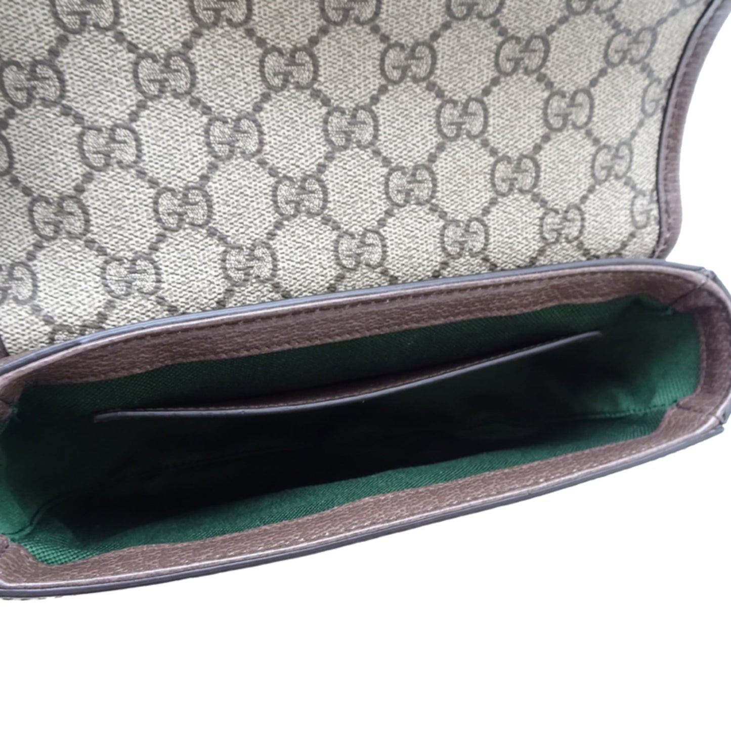 Gucci Beige Gg Supreme Shoulder Bag ( )