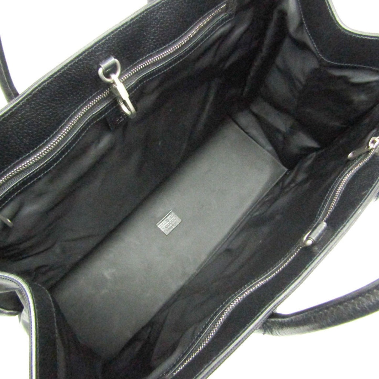 Gucci Black Nylon Canvas Leather Handbag Shoulder Bag ( )