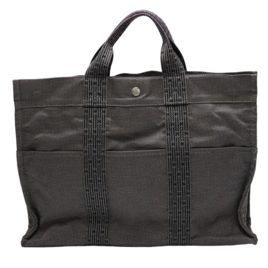 Hermes Gray Canvas Tote Bag ( )