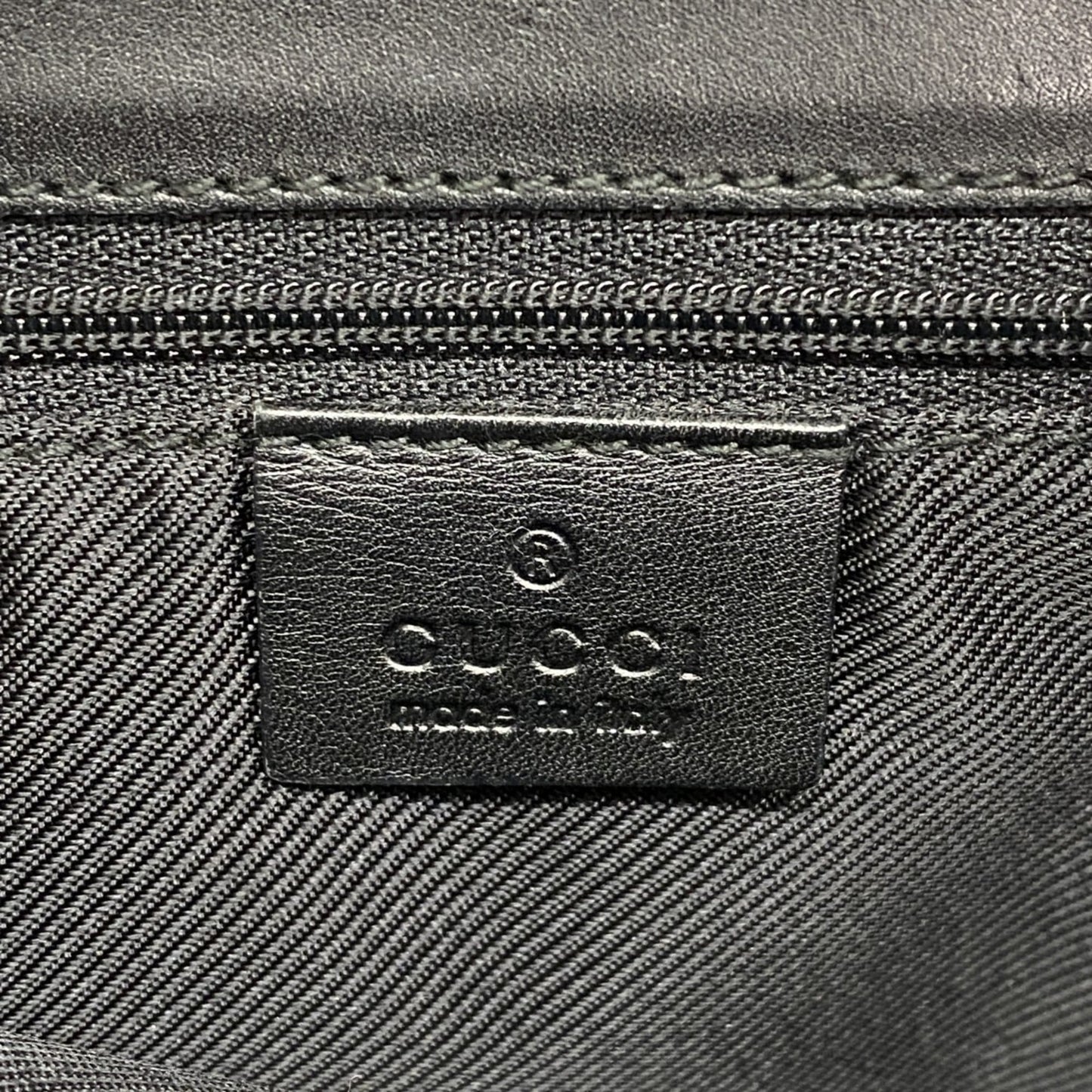 Gucci Black Brown Canvas Tote Bag ( )