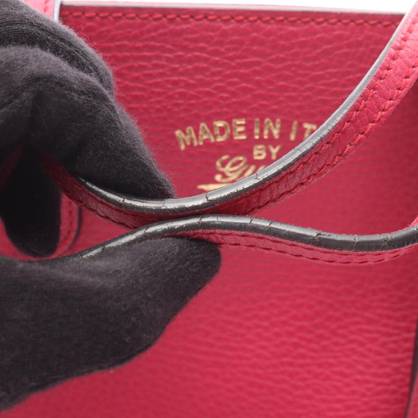 Gucci Pink Leather Handbag ( )