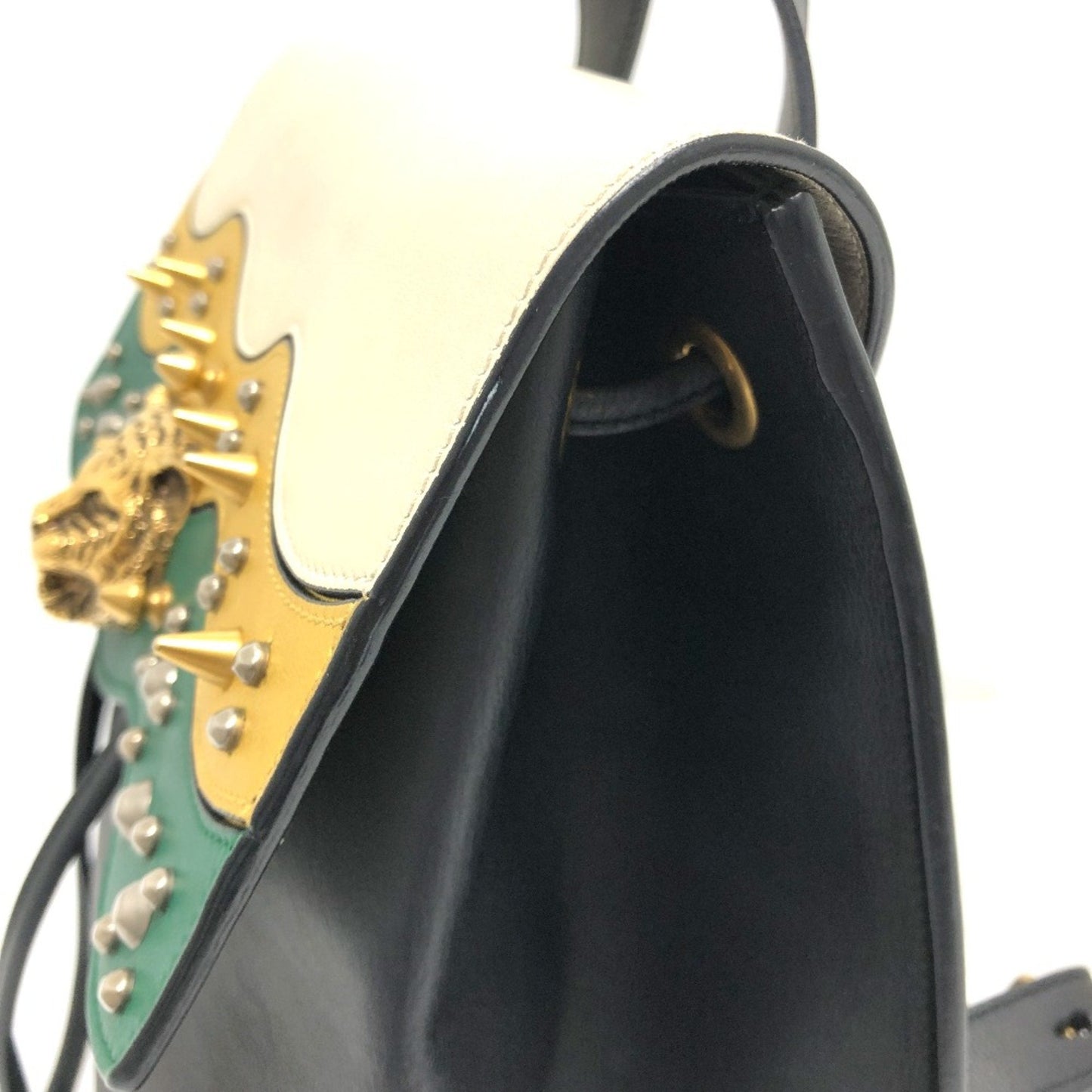 Gucci Black Leather Backpack ( )