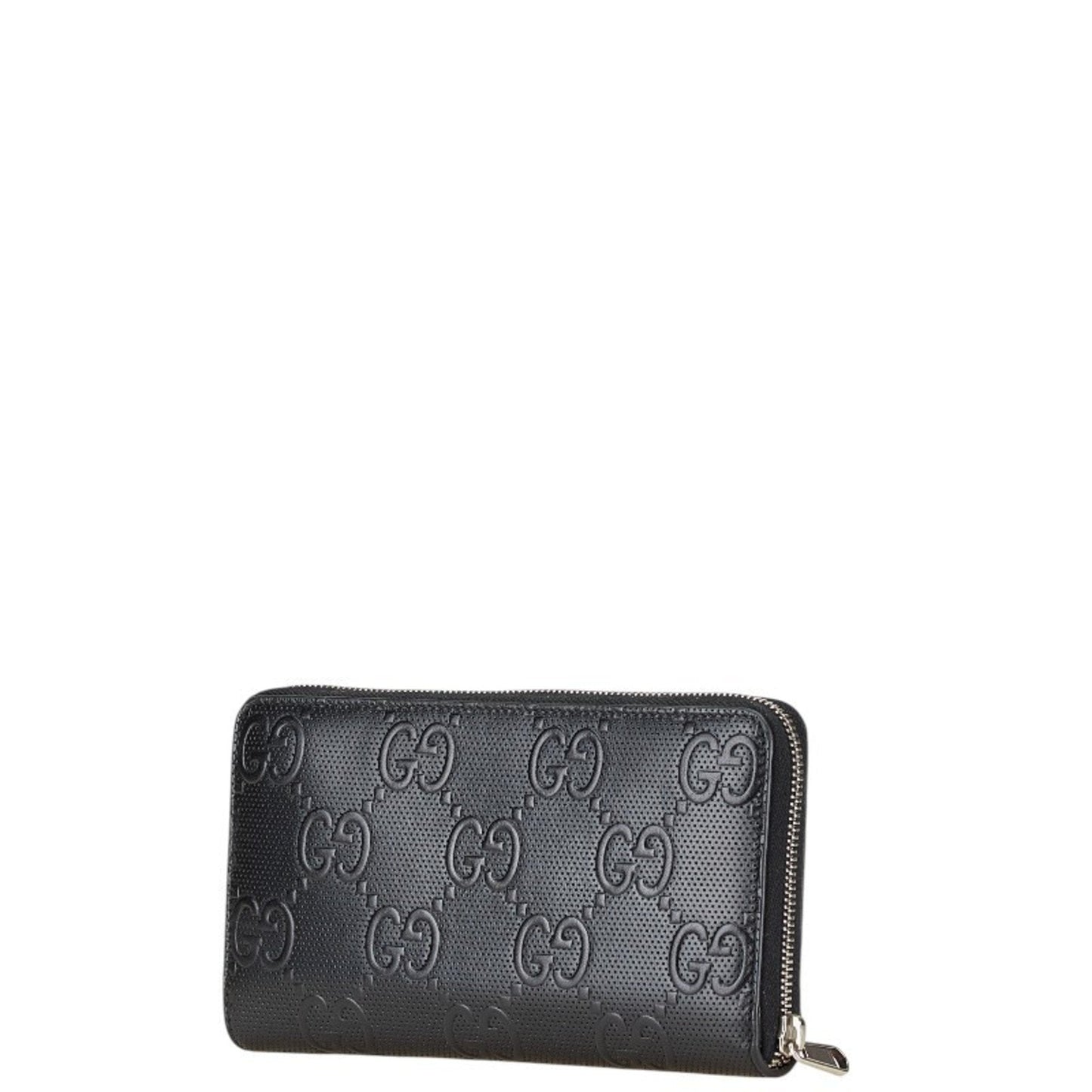 Gucci Black Leather Long Wallet (Bi-Fold) ( )