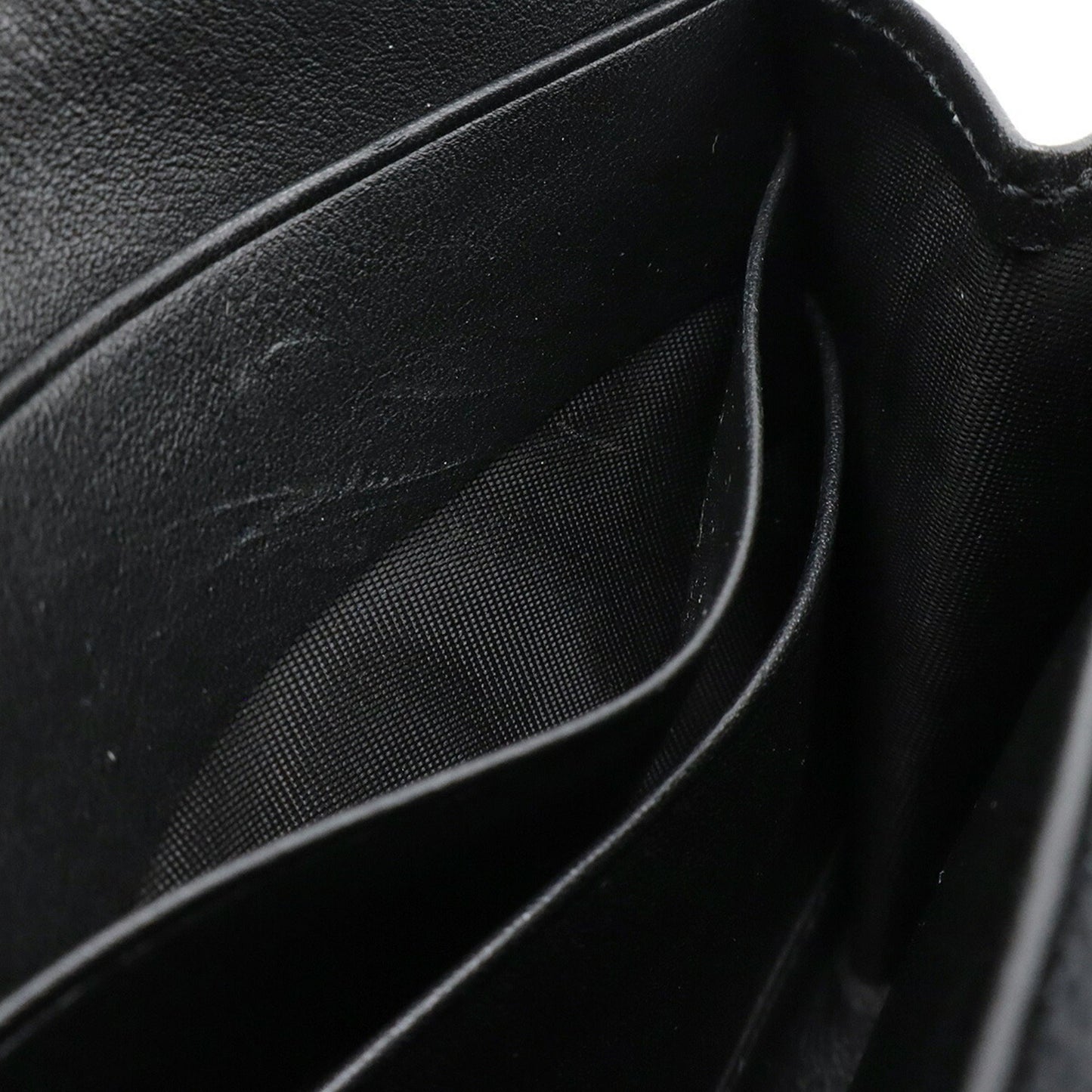 Gucci Black Leather Long Wallet (Bi-Fold) ( )
