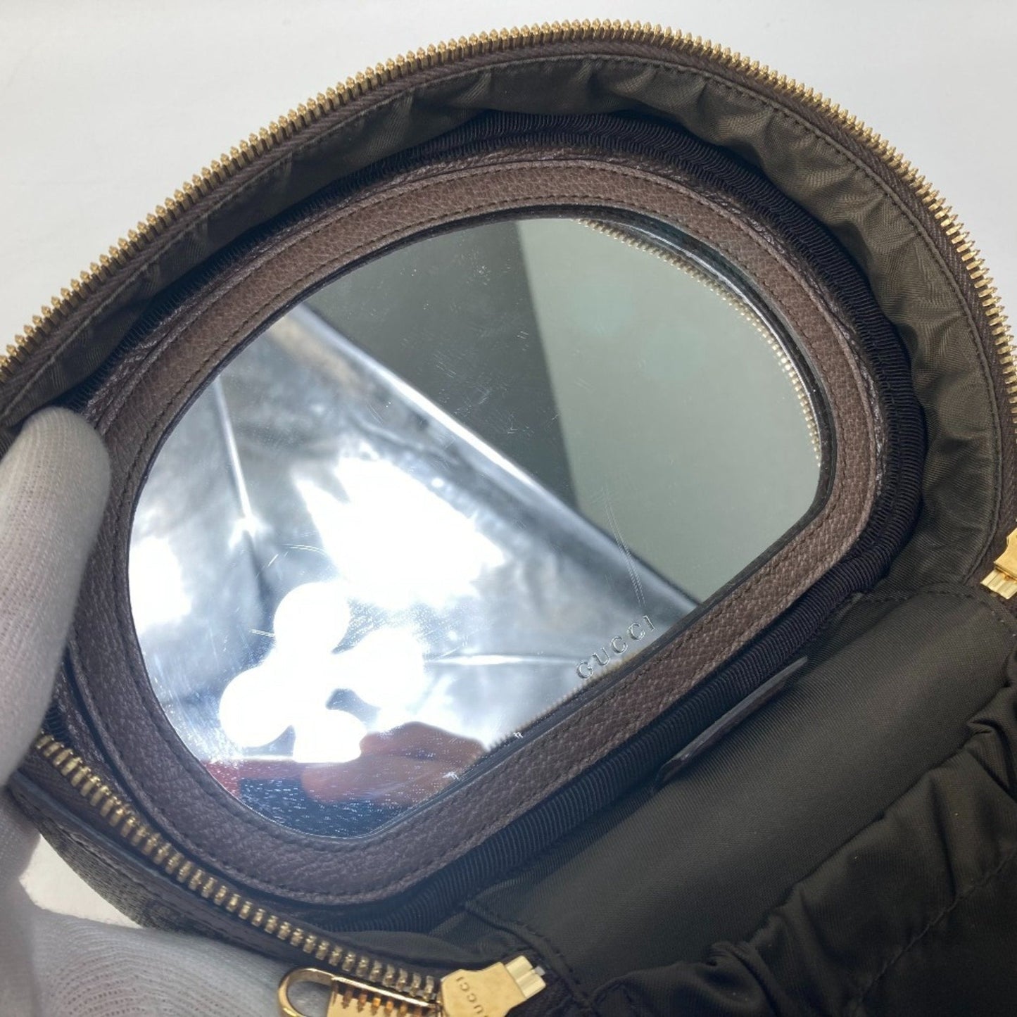 Gucci Beige Gg Supreme Handbag Vanity Bag ( )