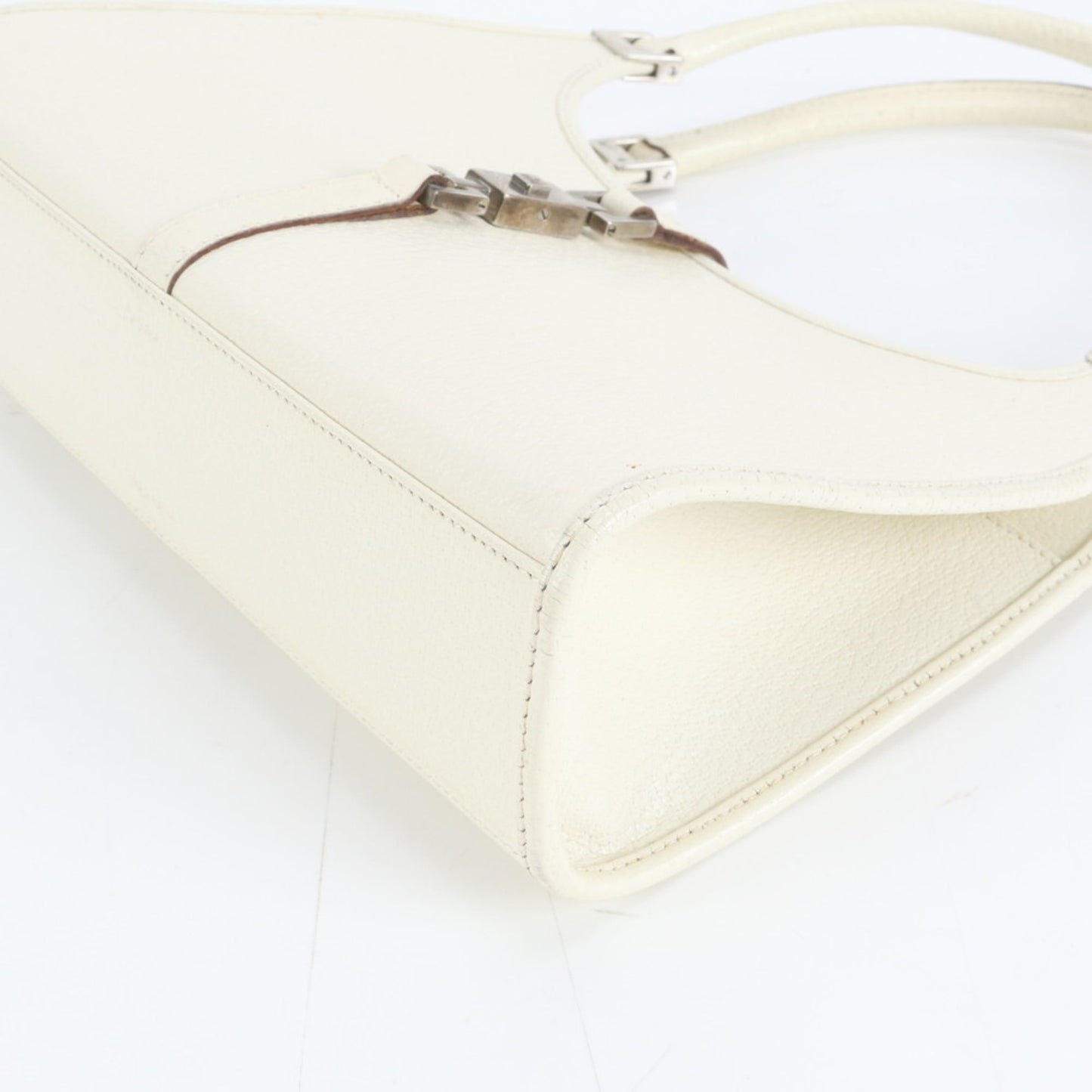 Gucci Ivory Leather Tote Bag ( )
