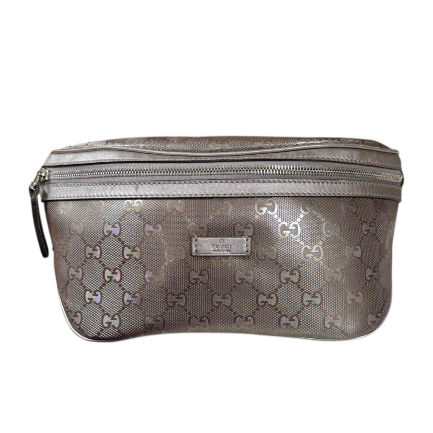 Gucci Silver Pvc Sling Bag ( )