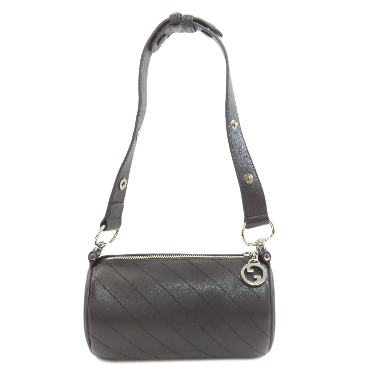 Gucci Black Leather Shoulder Bag ( )