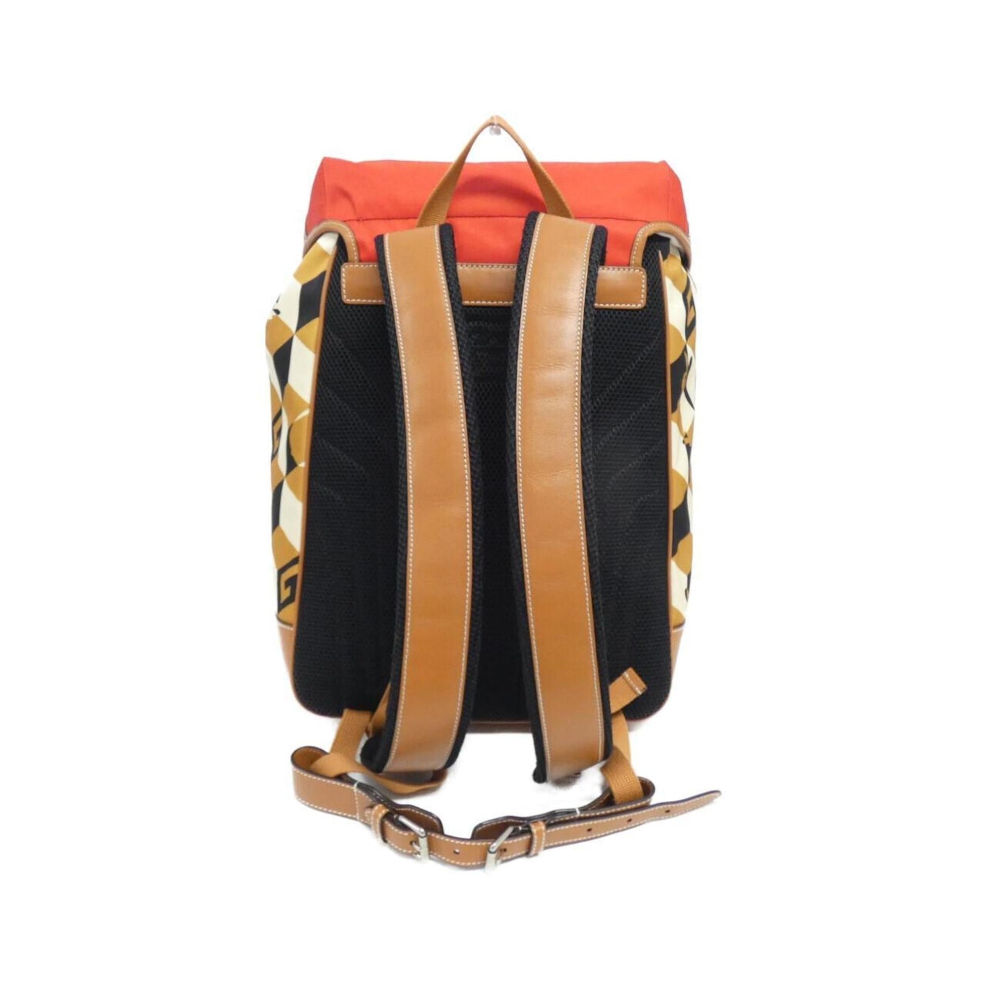 Gucci Nylon Leather Backpack