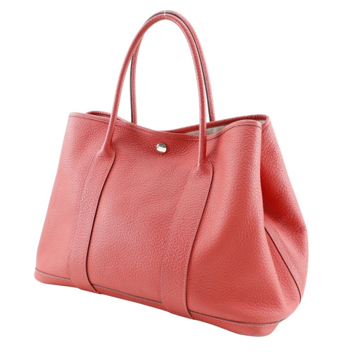 Hermes Red Color Negonda Leather Tote Bag ( )