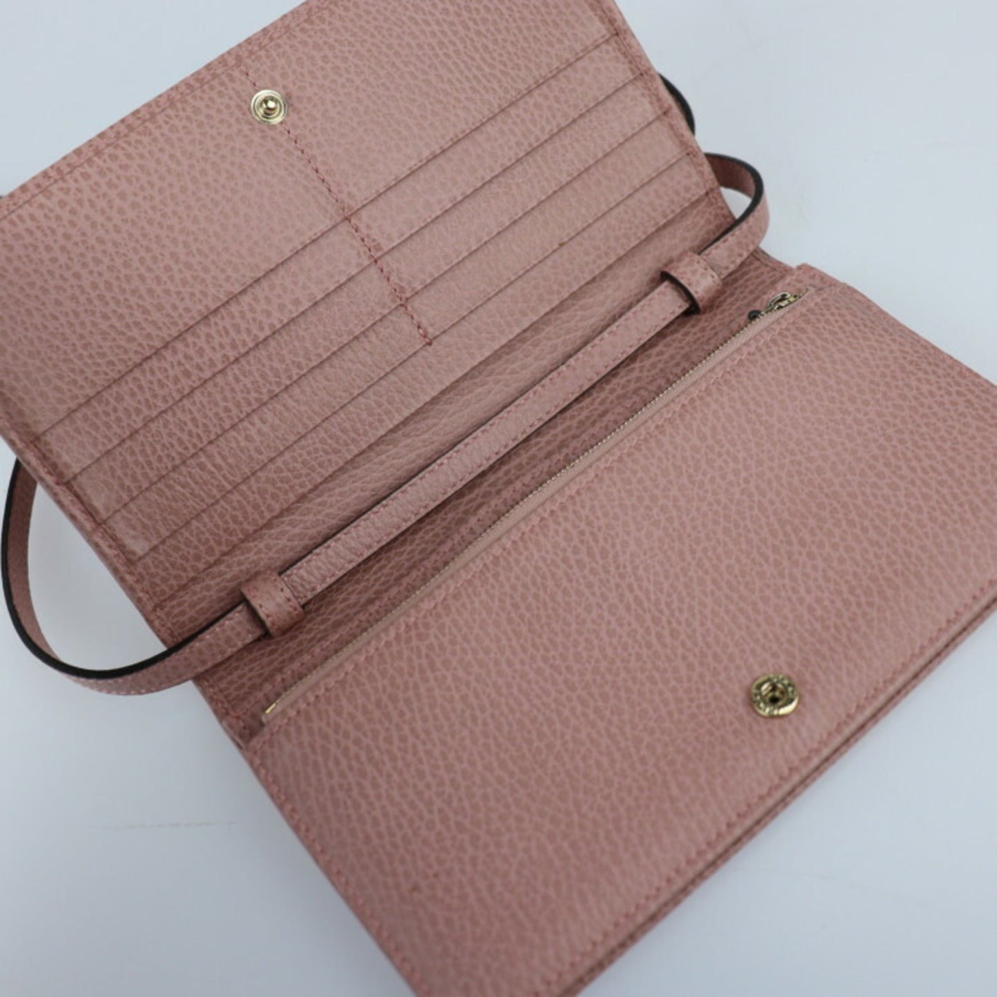 Gucci Pink Chain/Shoulder Wallet ( )