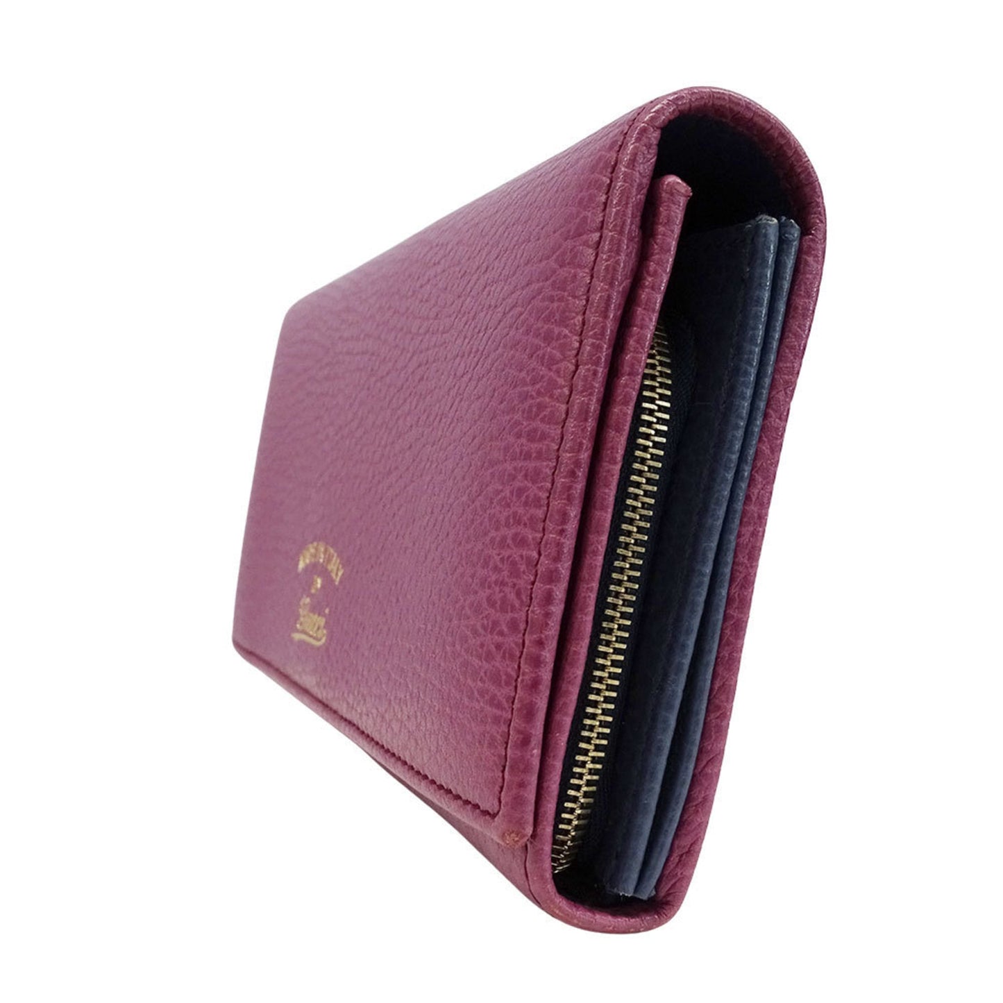 Gucci Purple Leather Long Wallet (Bi-Fold) ( )