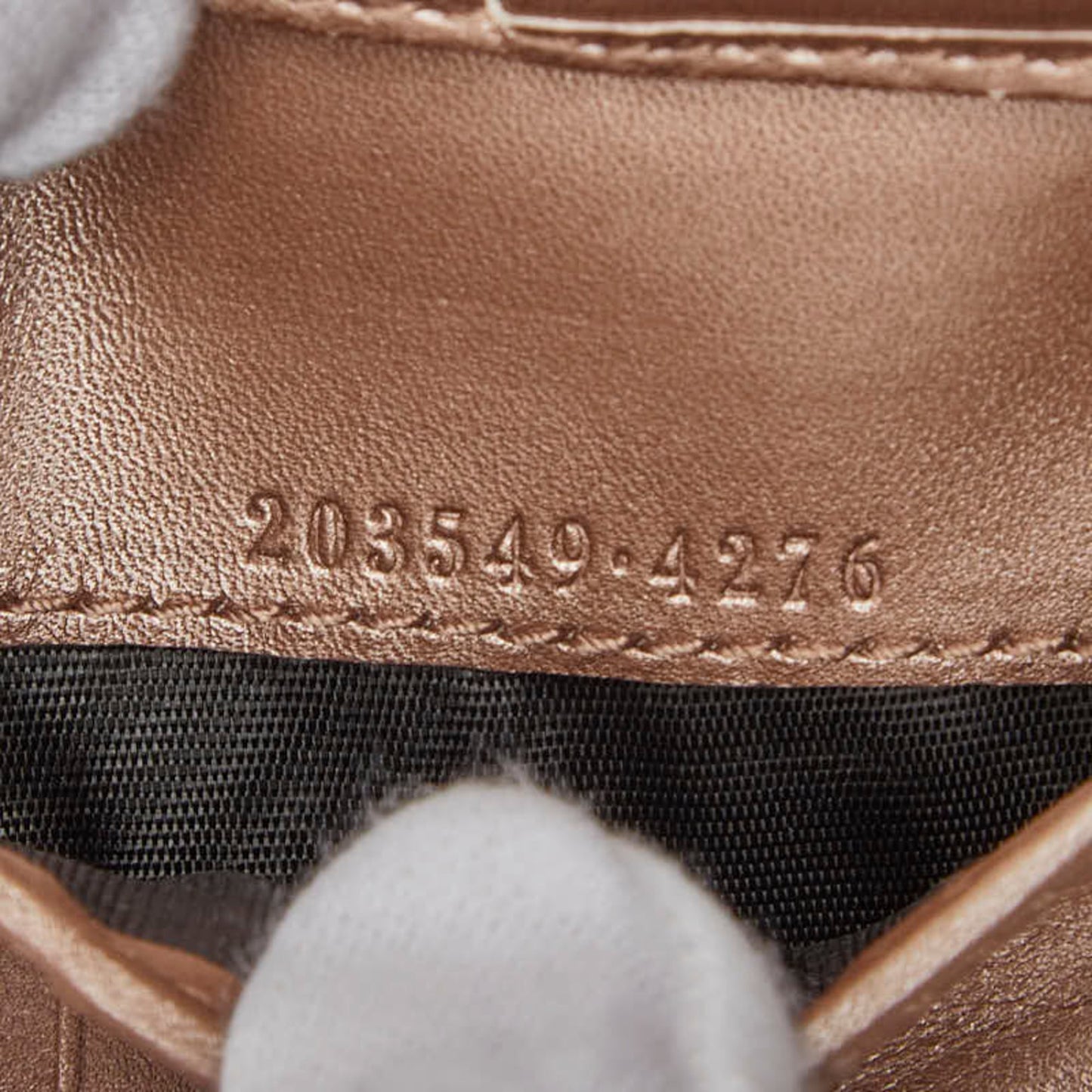 Gucci Beige Brown Canvas Leather Wallet (Bi-Fold) ( )