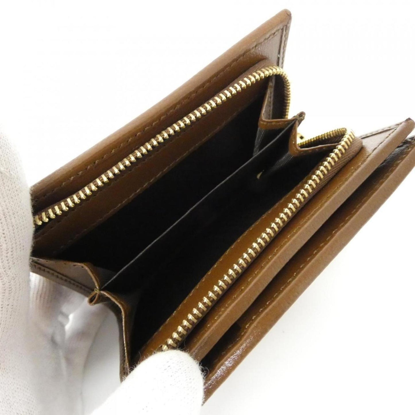 Gucci Beige Brown Gg Supreme Wallet (Bi-Fold) ( )