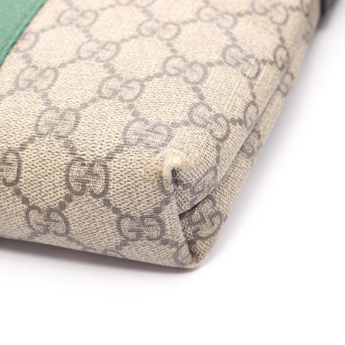Gucci Beige Multi-Color Gg Supreme Leather Shoulder Bag ( )