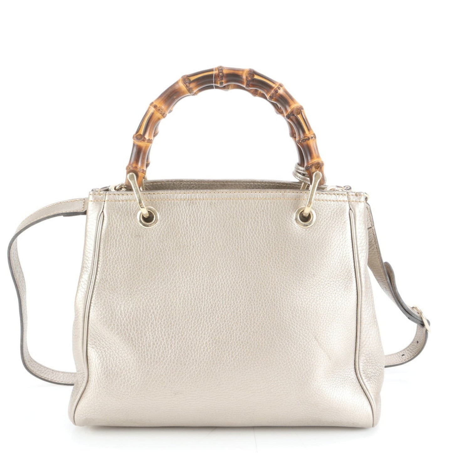 Gucci Gold Leather Shoulder Bag ( )