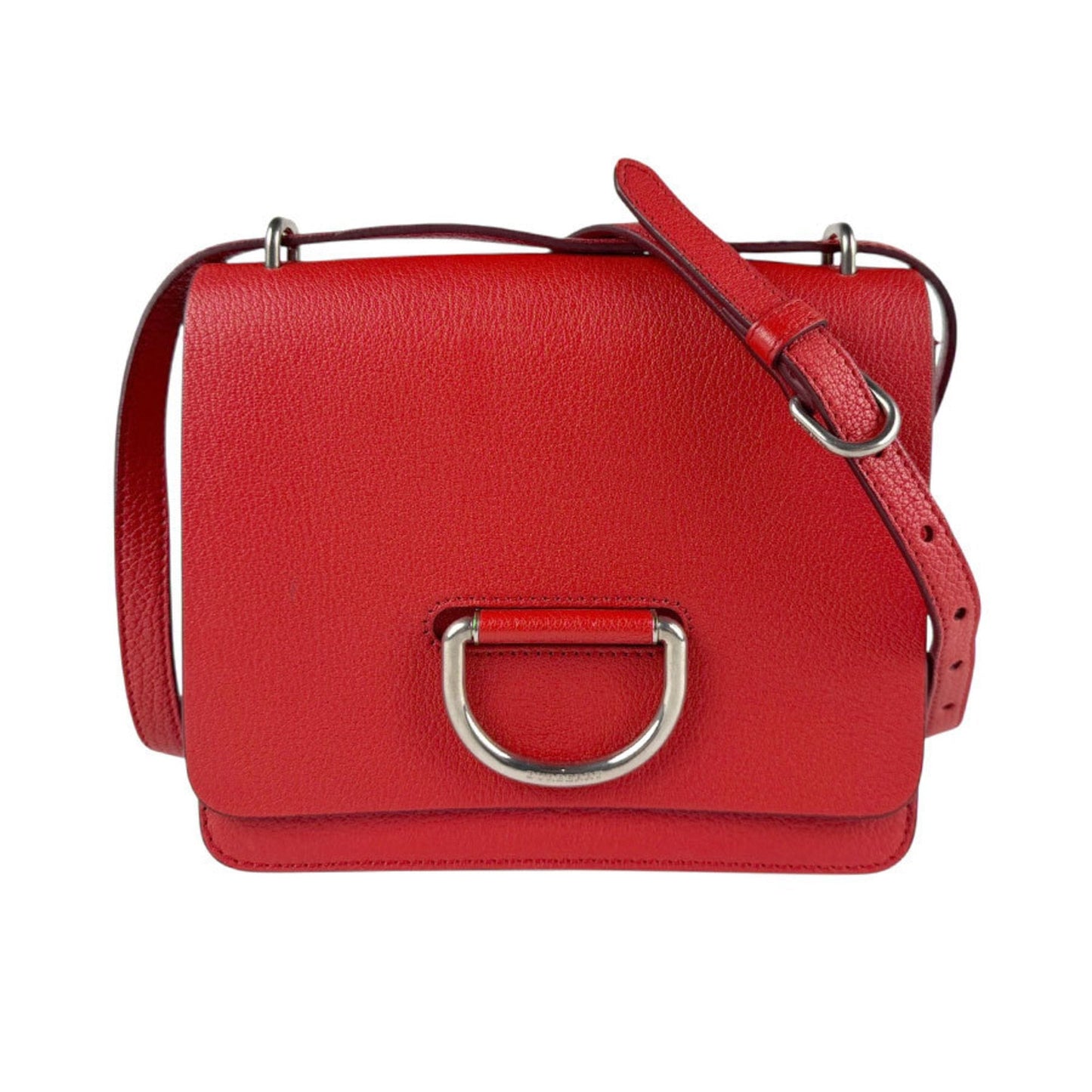 Burberry Red Color Leather Shoulder Bag ( )