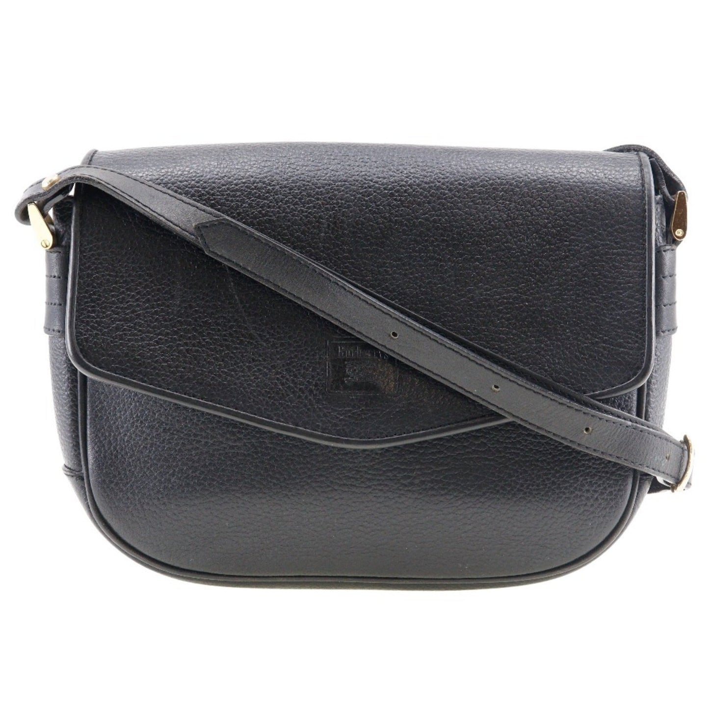 Burberry Black Leather Shoulder Bag ( )
