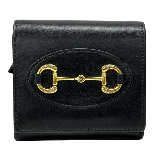 Gucci Black Leather Wallet (Bi-Fold) ( )
