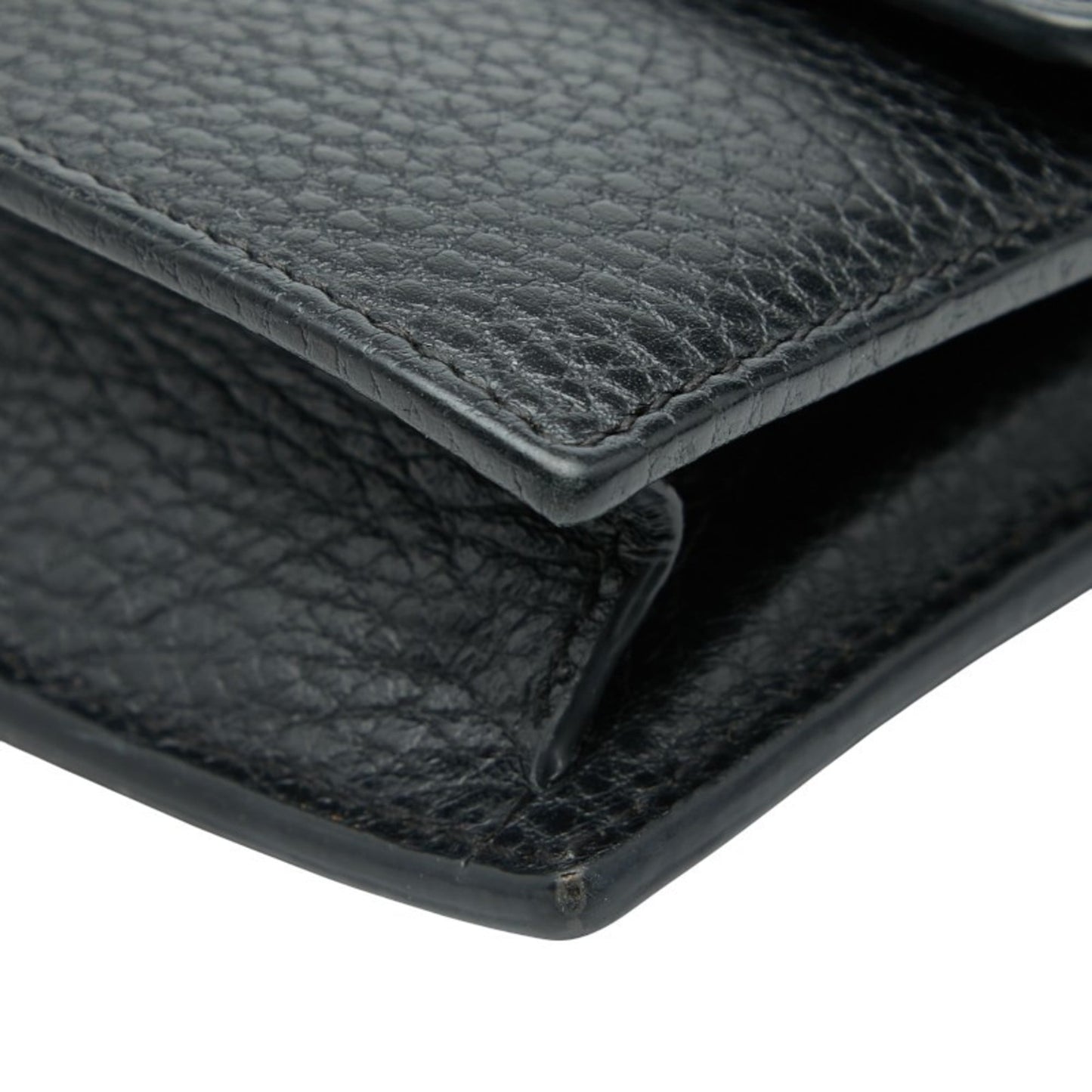 Gucci Black Leather Shoulder Bag ( )