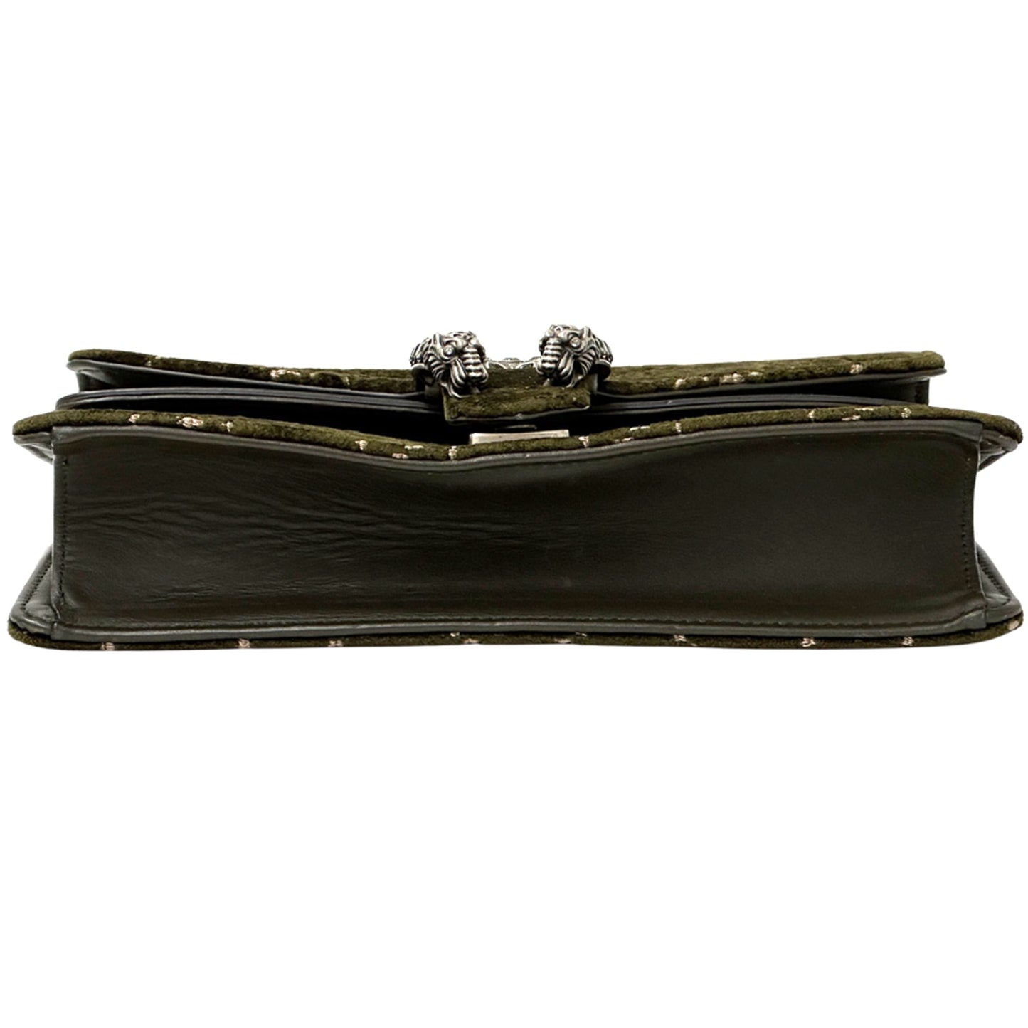 Gucci Khaki Suede Leather Shoulder Bag ( )