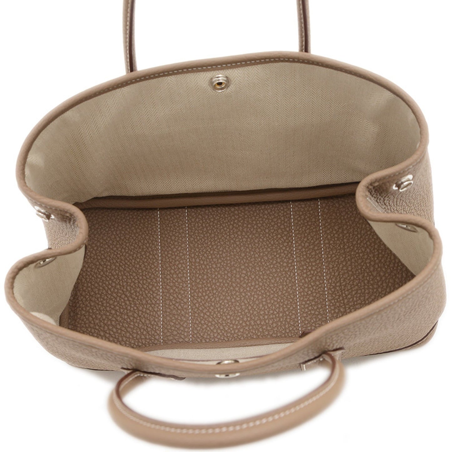 Hermes Etoupe Gray Negonda Leather Tote Bag ( )