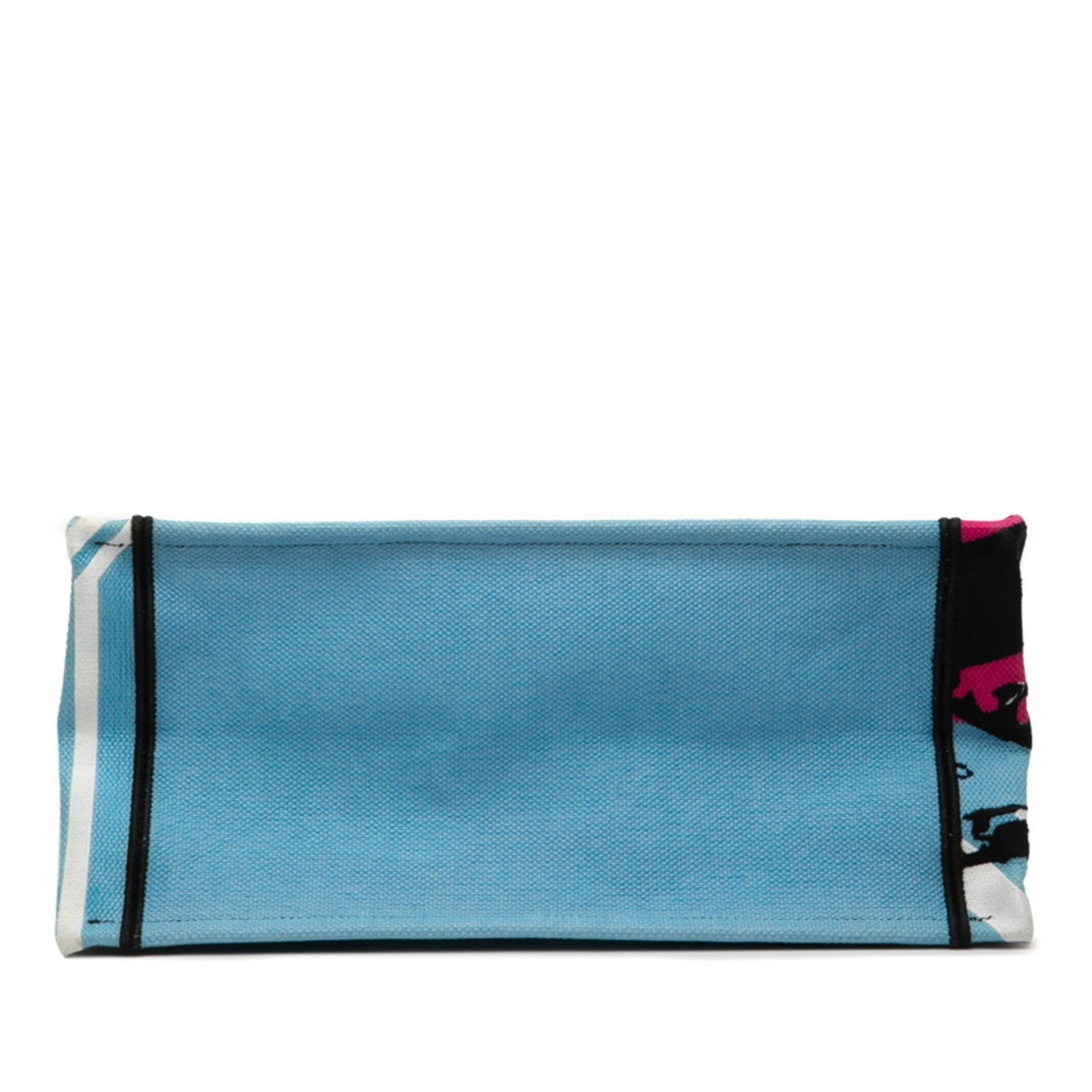 Christian Dior Light Blue Multi-Color Canvas Tote Bag ()